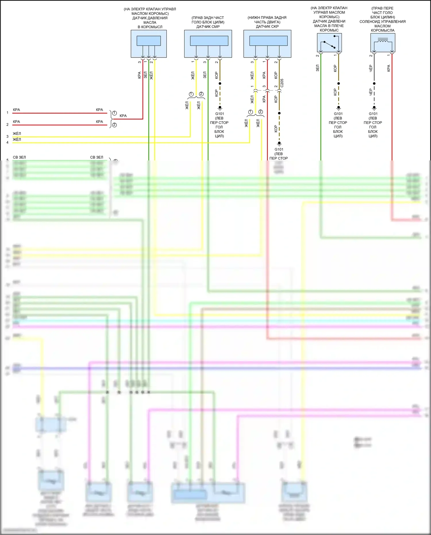 Jazz Honda GK (2015-2017): Электросхема двигателя 1.5л (7 из 8) 