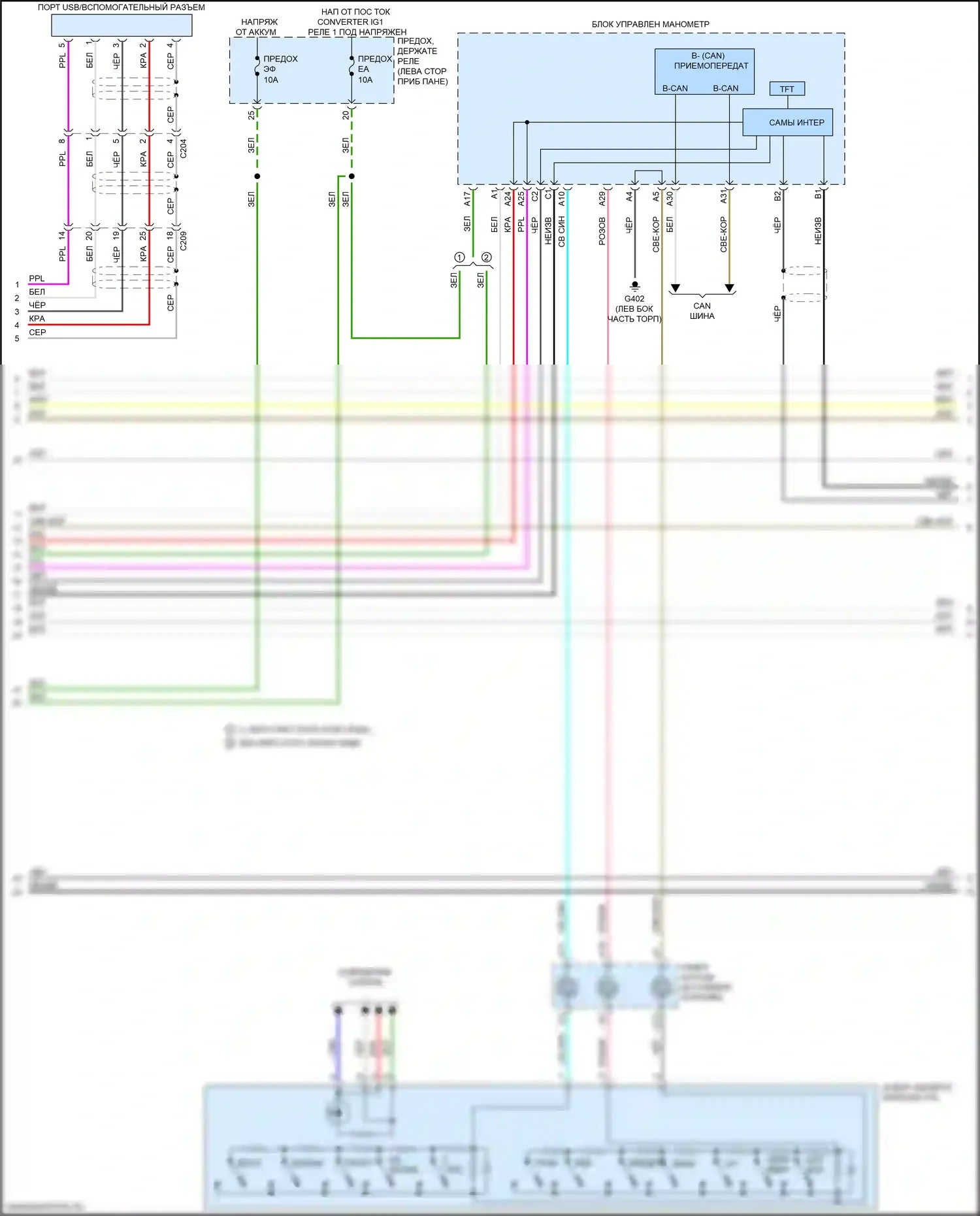 Odyssey (North America) Honda V рестайлинг (2017-2020): Магнитола электросхема, с дисплеем аудио и 7 динамиками (5 из 6) 