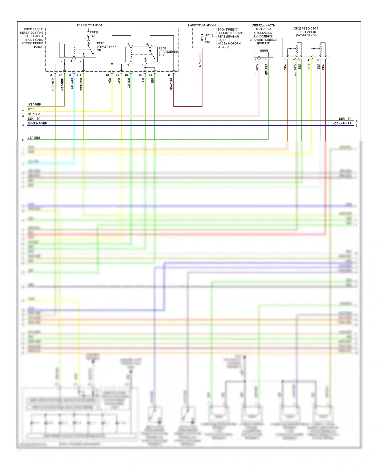 Odyssey Honda III (2003-2008): Электросхема двигателя электросхема двигателя (3 из 6) 