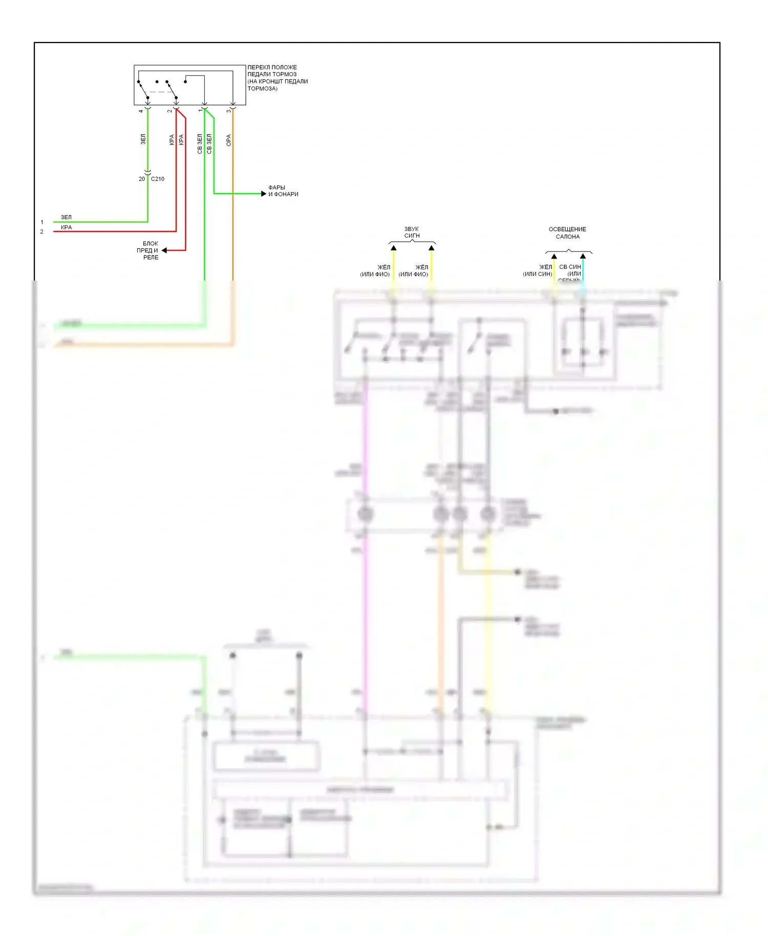 Odyssey Honda IV (2008-2013): Электросхема круиз-контроля (2 из 2) 