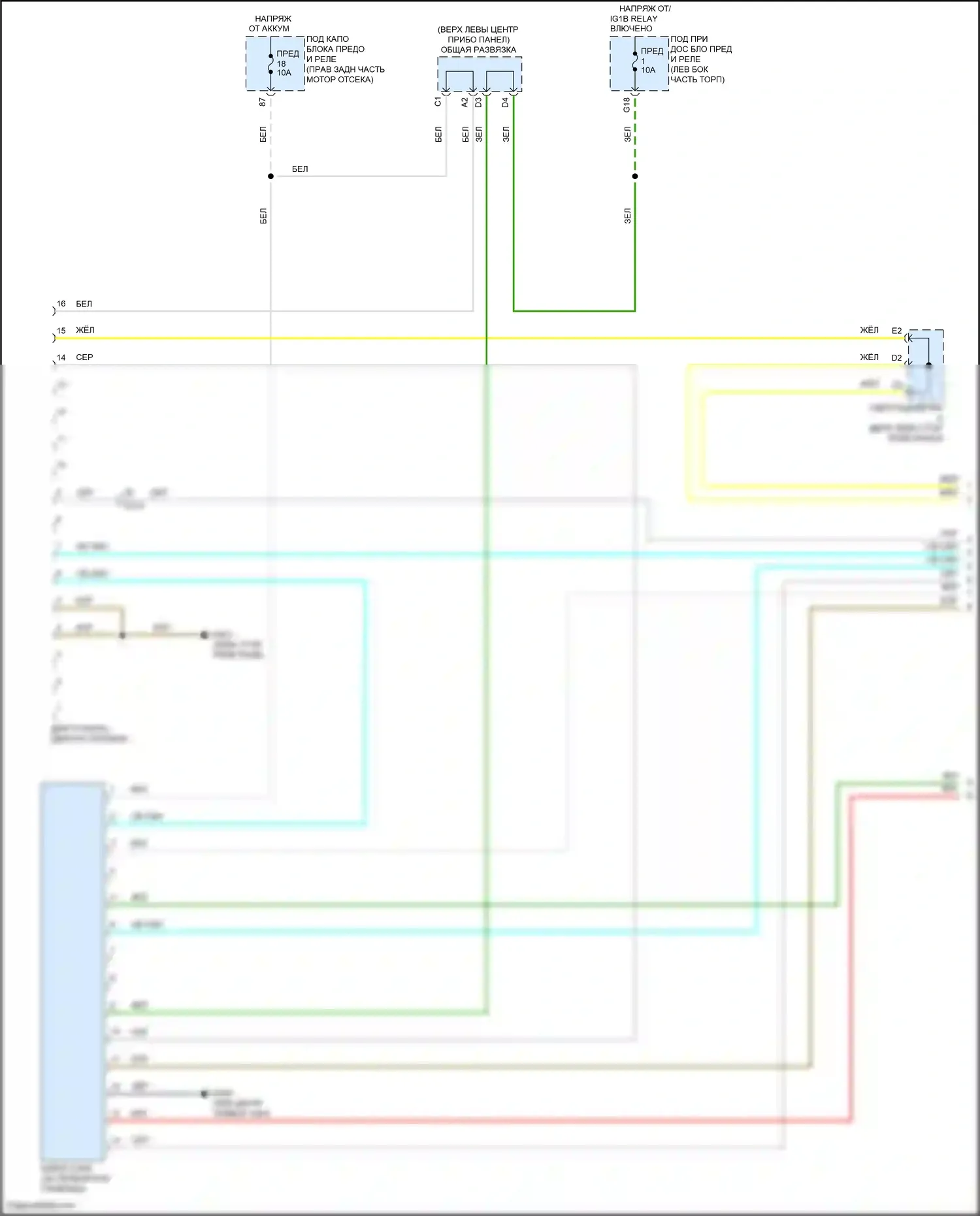 Odyssey Honda V рестайлинг 2 (2020-2024): Can шина электросхема (1 из 5) 
