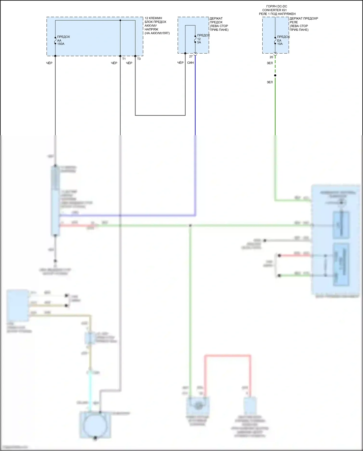 Odyssey Honda V рестайлинг 2 (2020-2024): Электросхема генератора 