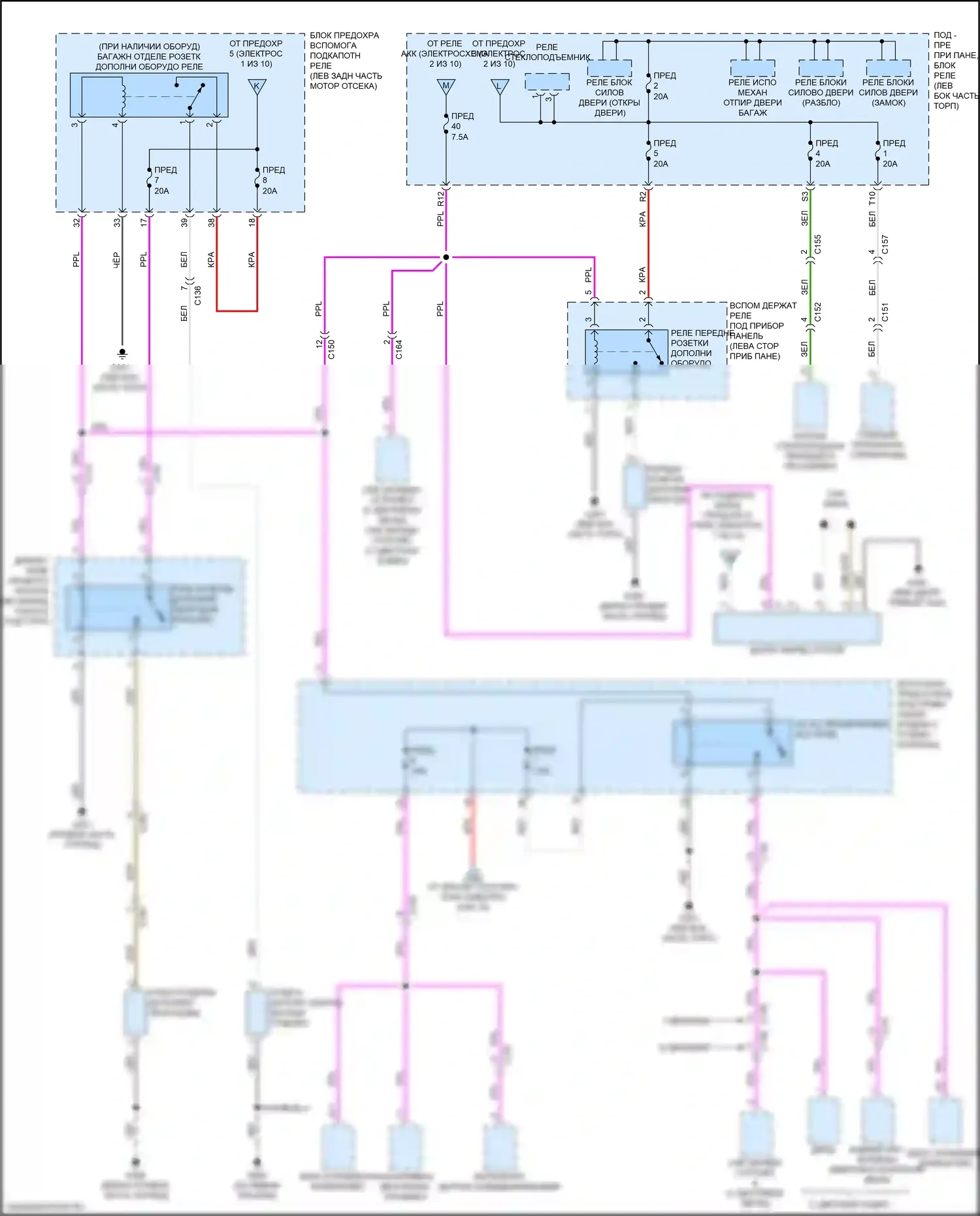 Passport Honda III (2019-2021): Электросхема блока предохранителей реле (5 из 10) 