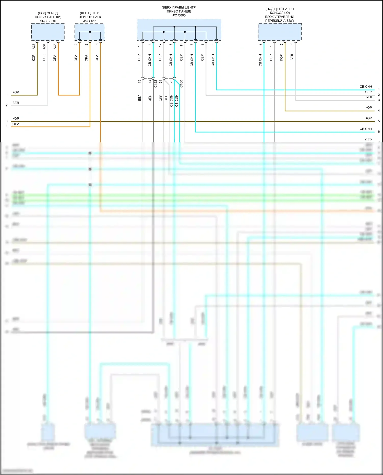 Passport Honda III (2019-2021): Can шина электросхема (4 из 5) 