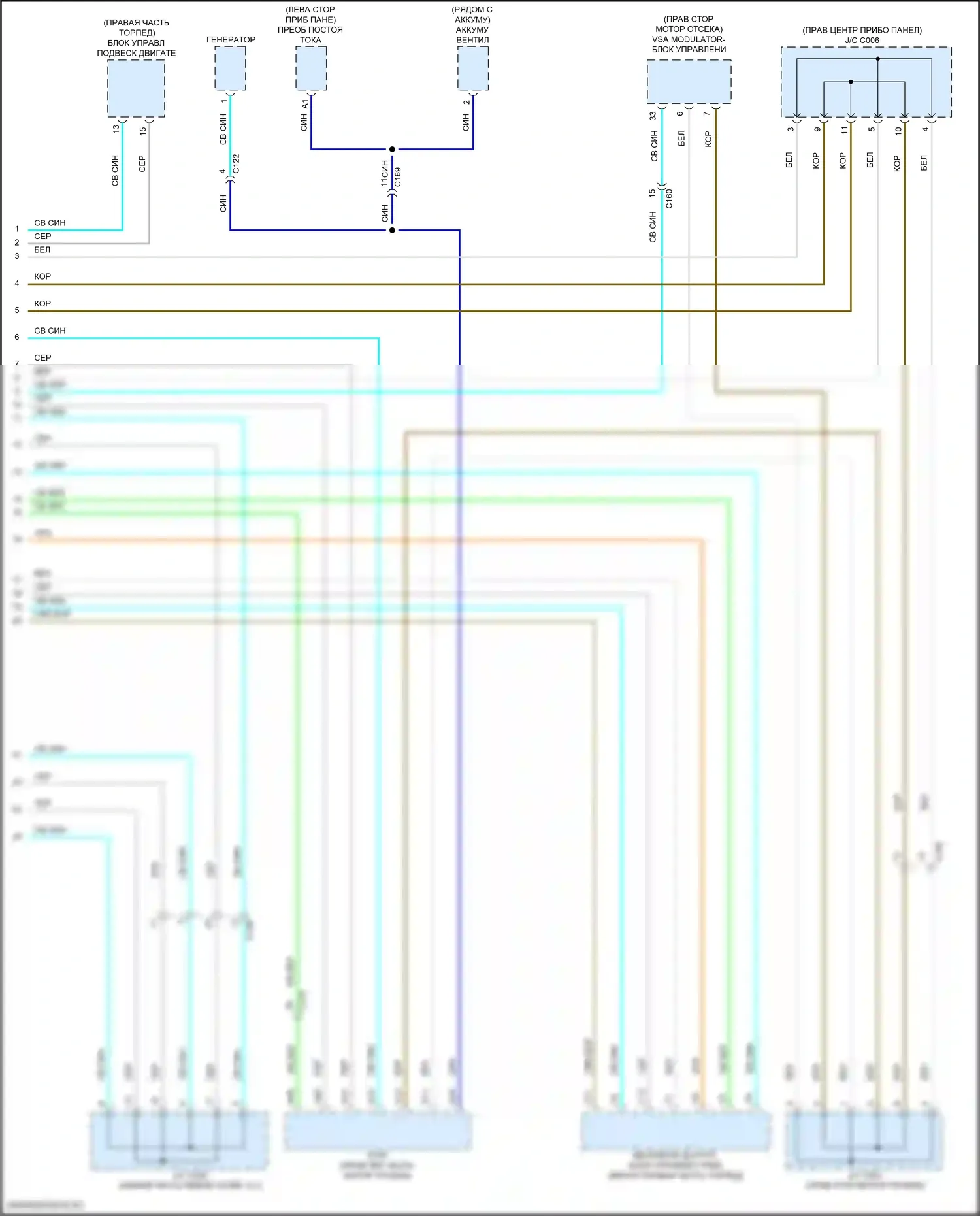 Passport Honda III (2019-2021): Can шина электросхема (5 из 5) 