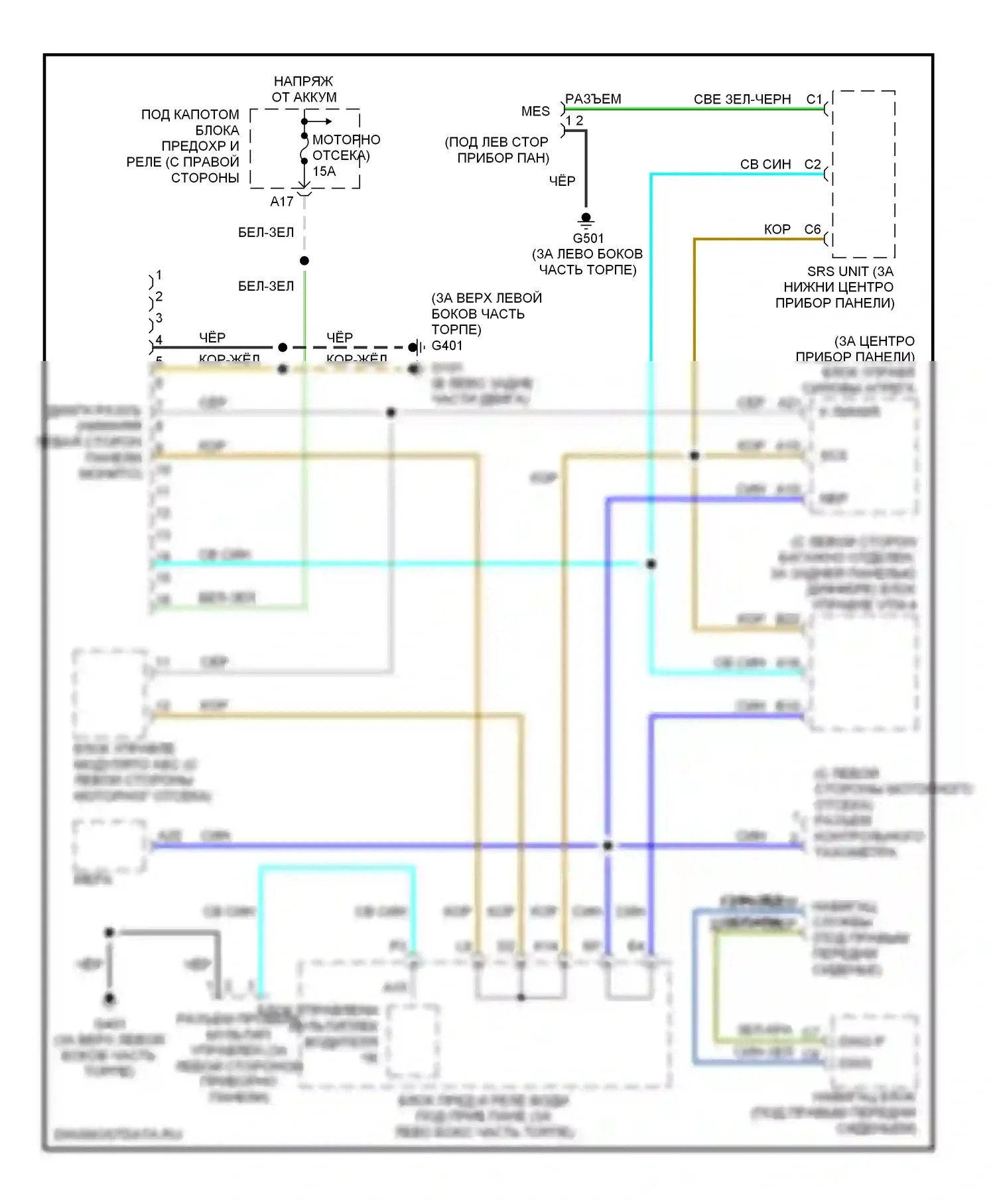 Pilot Honda I (2002-2005): Can шина электросхема 