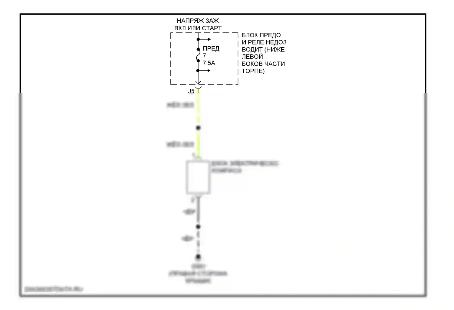 Pilot Honda I (2004-2009): Электросхема компаса 