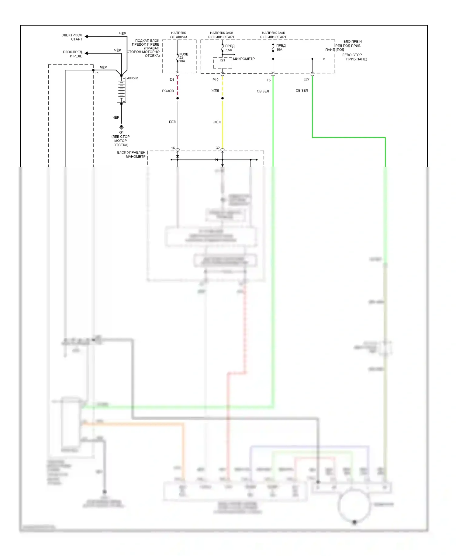 Pilot Honda II (2008-2011): Электросхема генератора 
