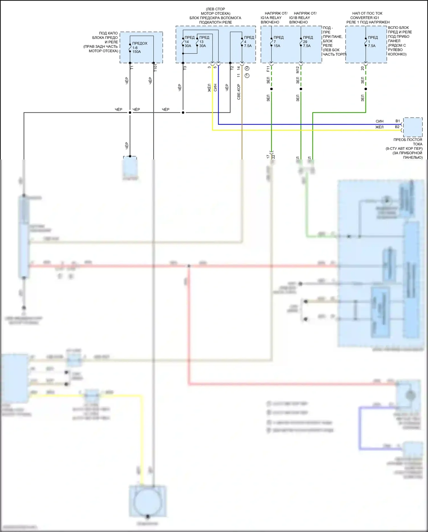 Pilot Honda III (2015-2018): Электросхема генератора 