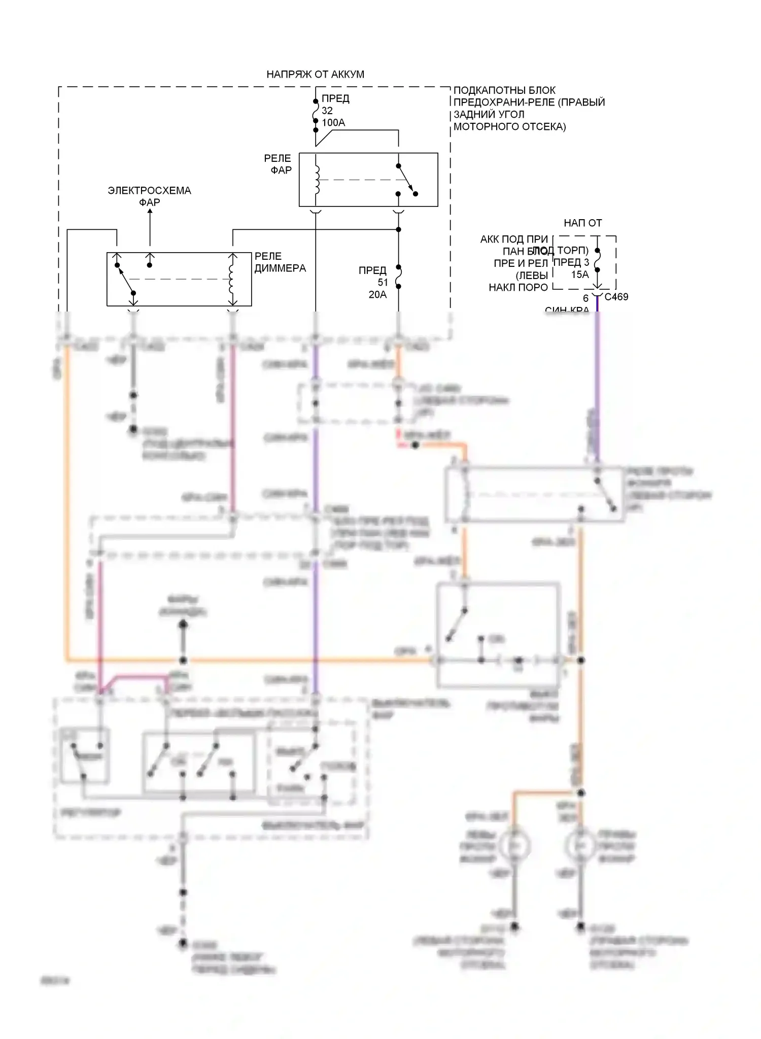 Prelude Honda IV (1992-1996): Противотуманная фара 