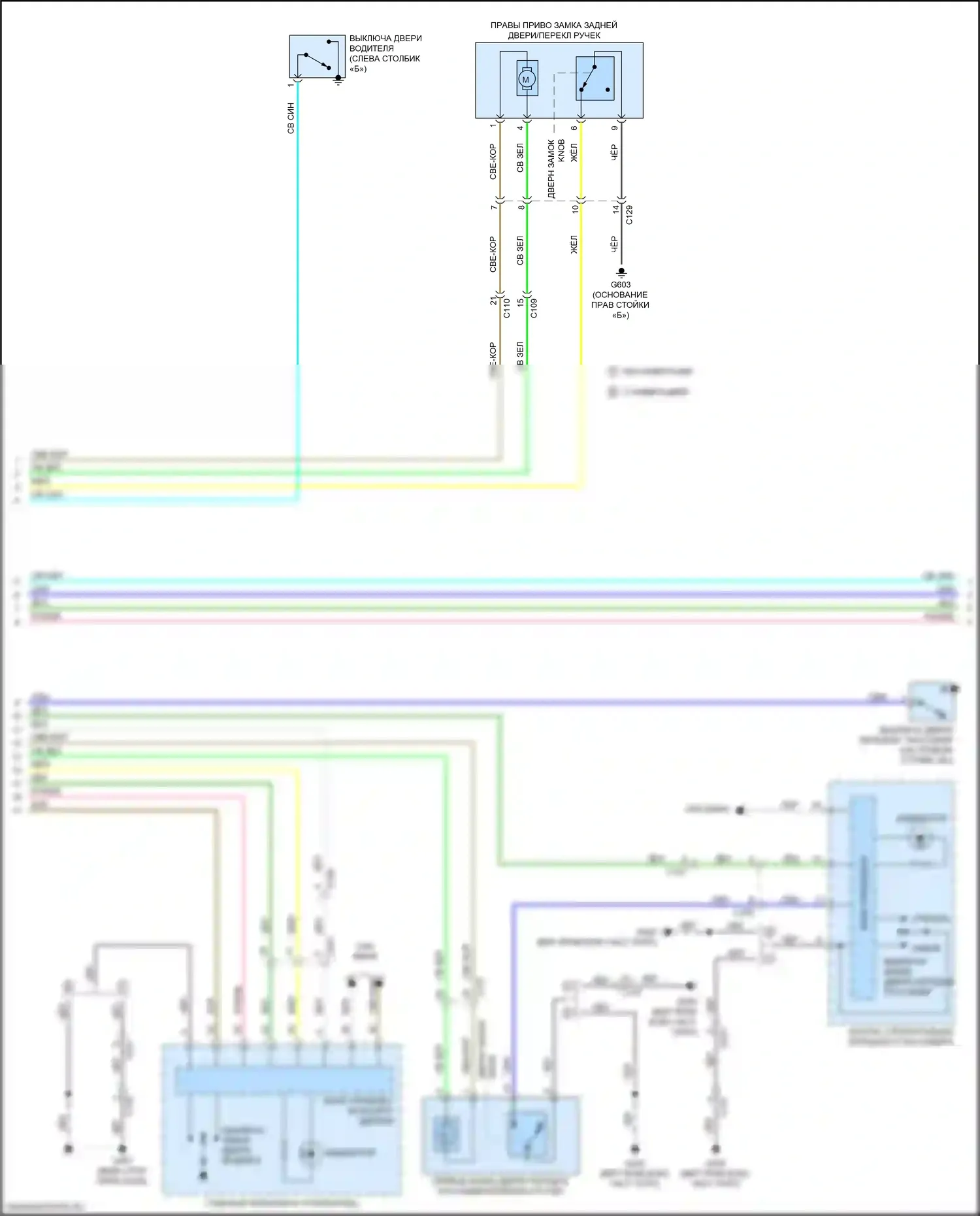 Ridgeline Honda II рестайлинг (2021-2024): Сигнализации электросхема (2 из 7) 