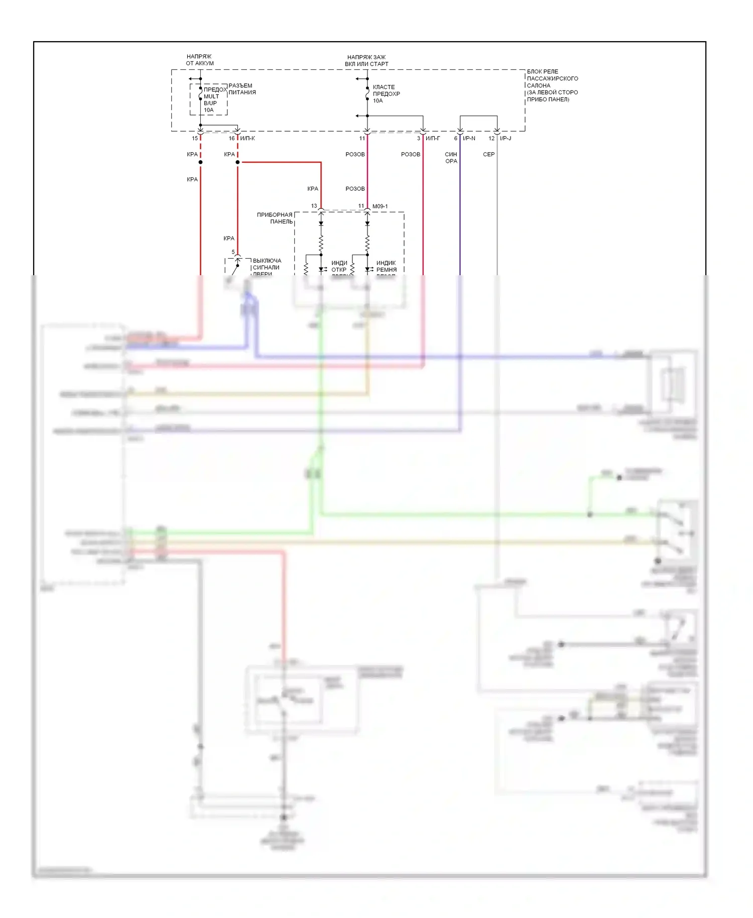 Accent Hyundai III (2006-2011): Электросхема утора 