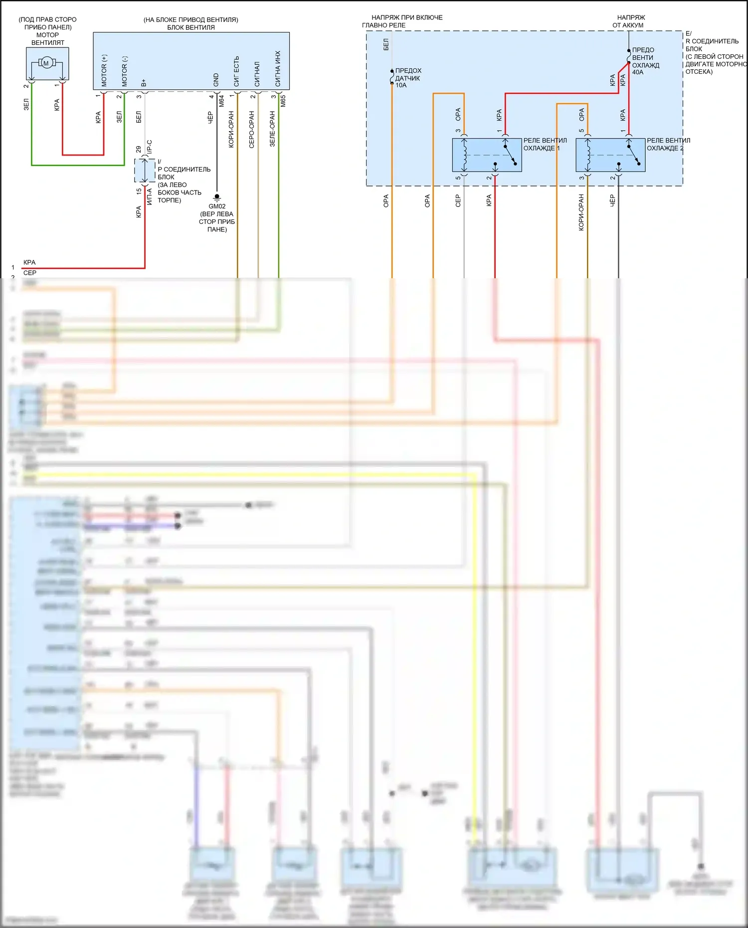 Accent Hyundai V рестайлинг (2020-2024): Электросхема климат контроля (3 из 3) 