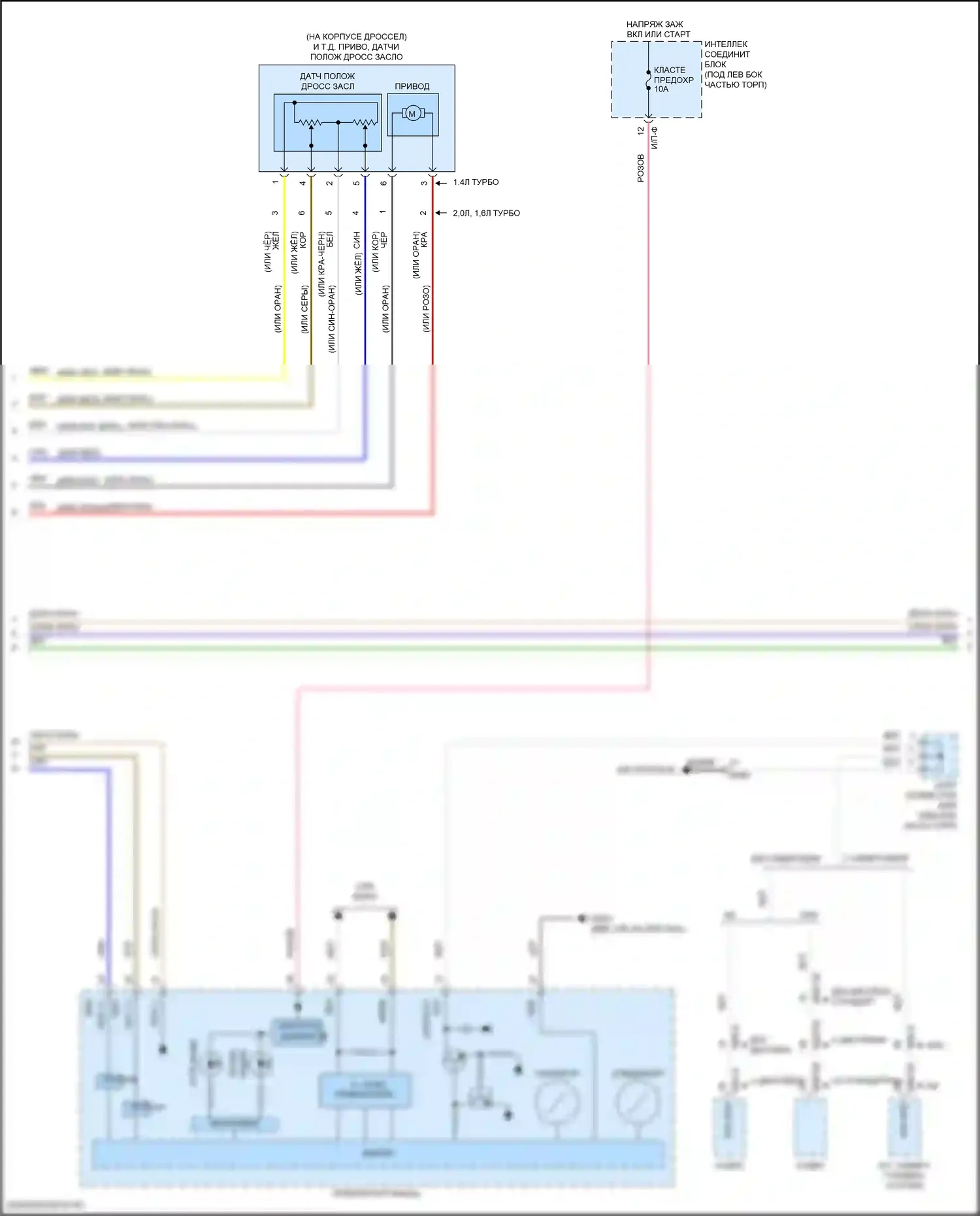 Avante Hyundai VI рестайлинг (2018-2020): Электросхема круиз-контроля (2 из 3) 