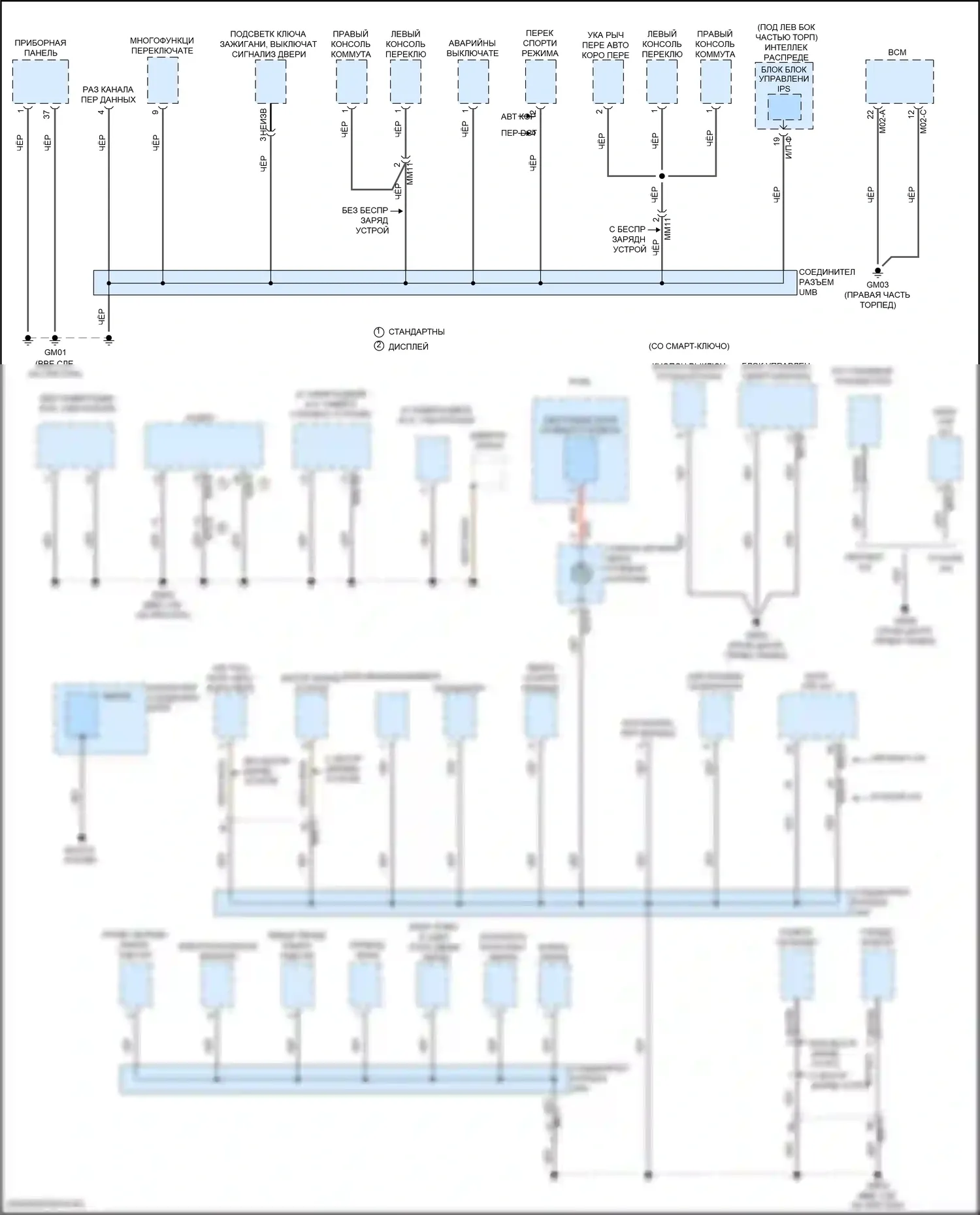 Avante Hyundai VI рестайлинг (2018-2020): Электросхема разводки массы, объявление (1 из 4) 