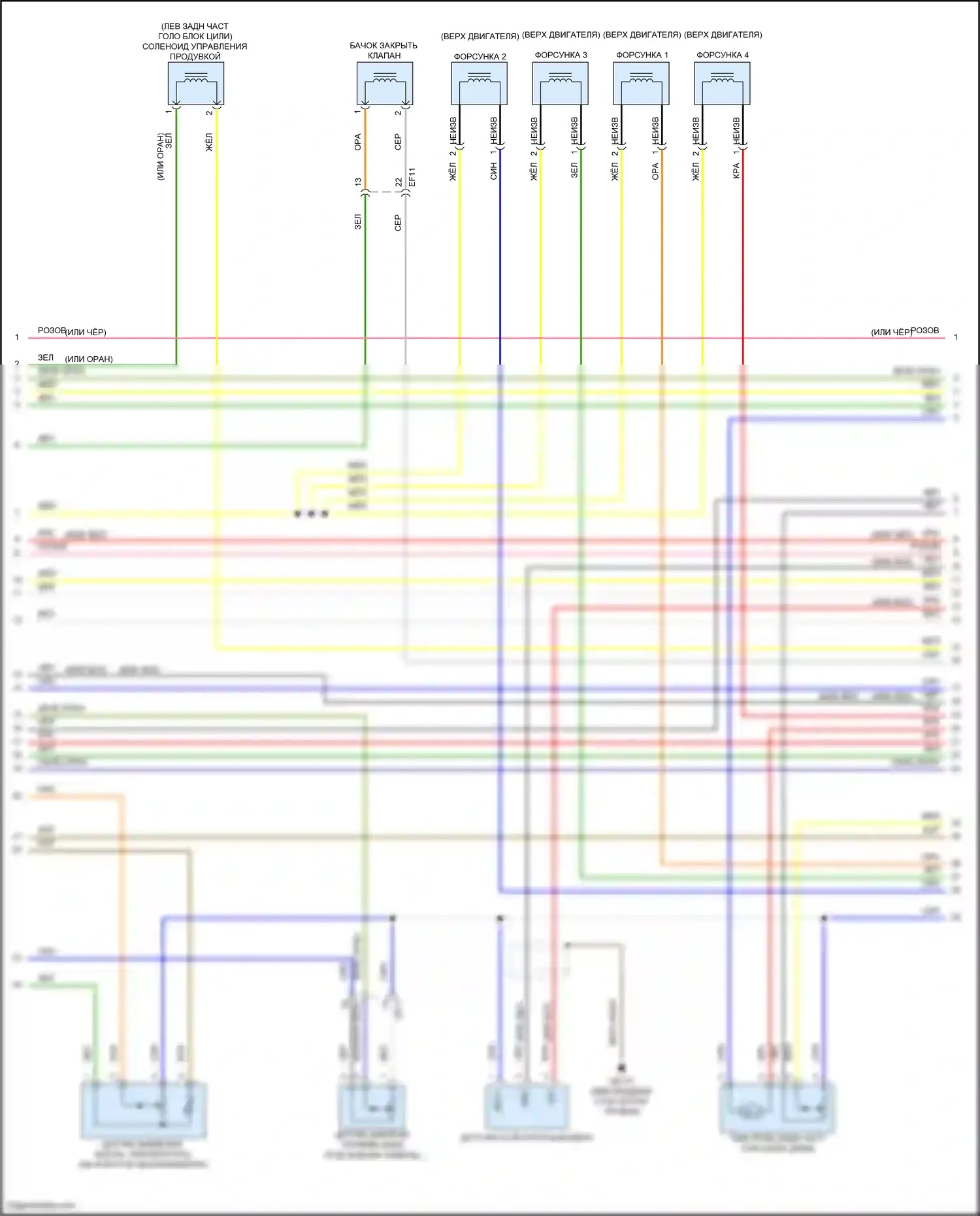 Avante Hyundai VII (2020-2024): Электросхема двигателя 2.0l (6 из 8) 