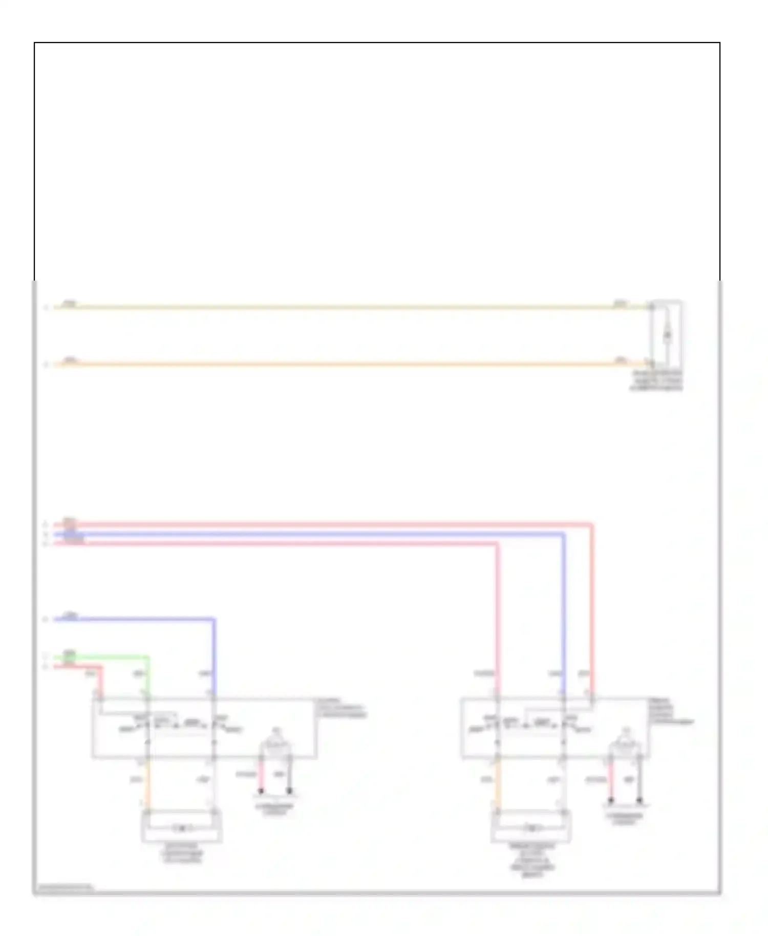 Elantra Hyundai III рестайлинг (2003-2010): Электросхема стеклоподъемников, без защитных стеклоподъемников (2 из 2) 