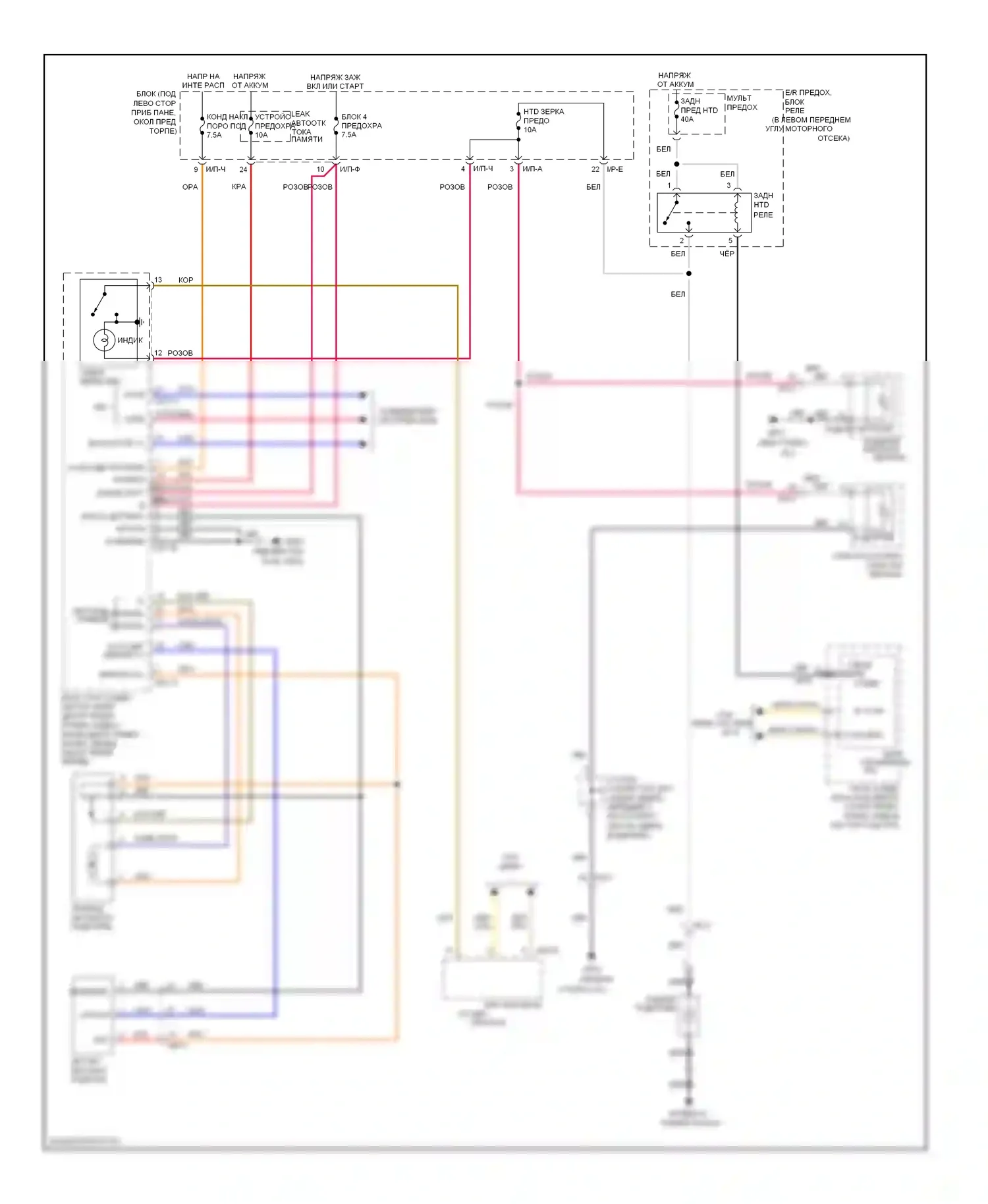 Elantra Hyundai V (2010-2014): Размагничивает монтажную электросхему, с автоматическим подогревом 