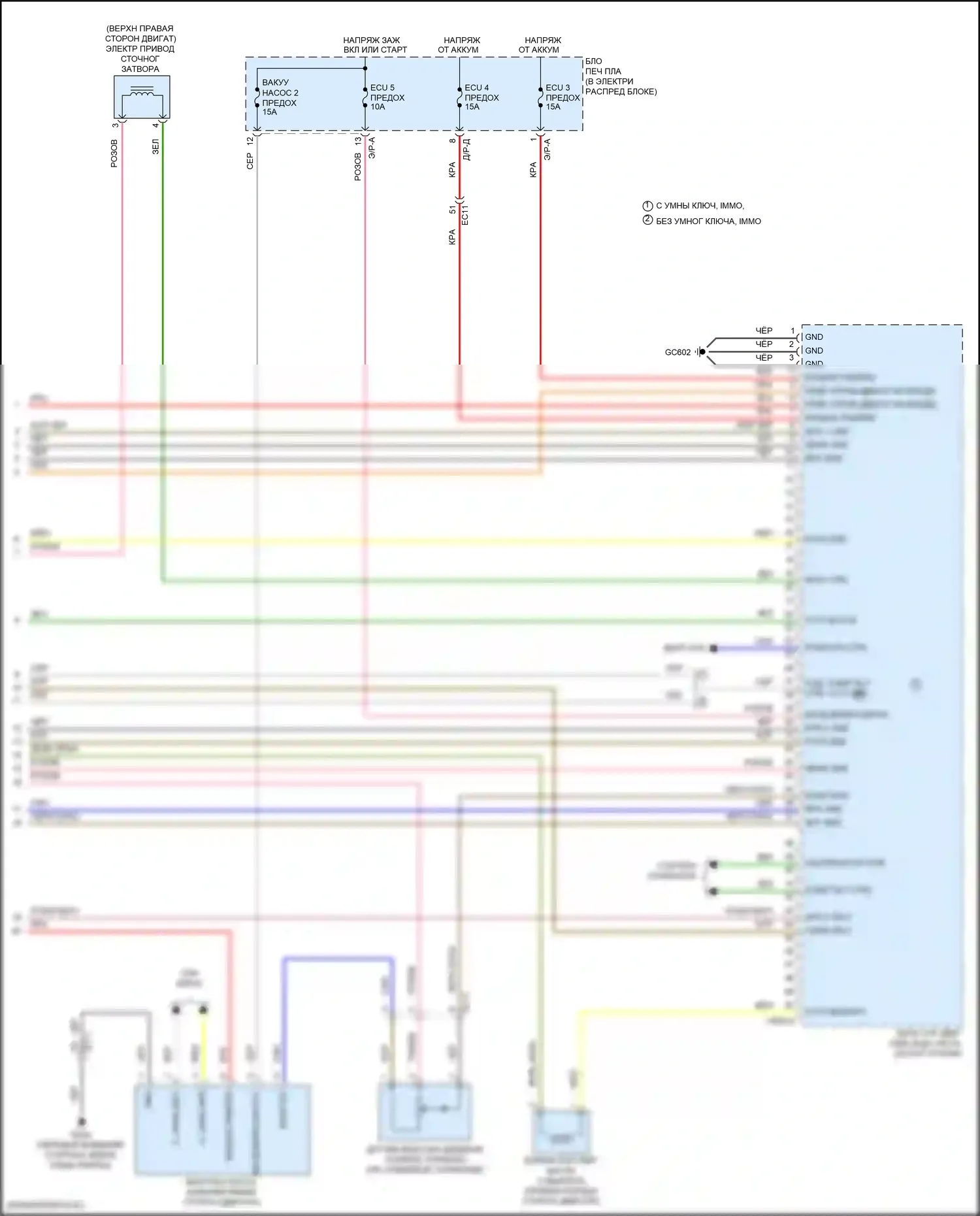 Elantra Hyundai VI рестайлинг (2018-2020): Электросхема двигателя 1,6л турбо (6 из 6) 