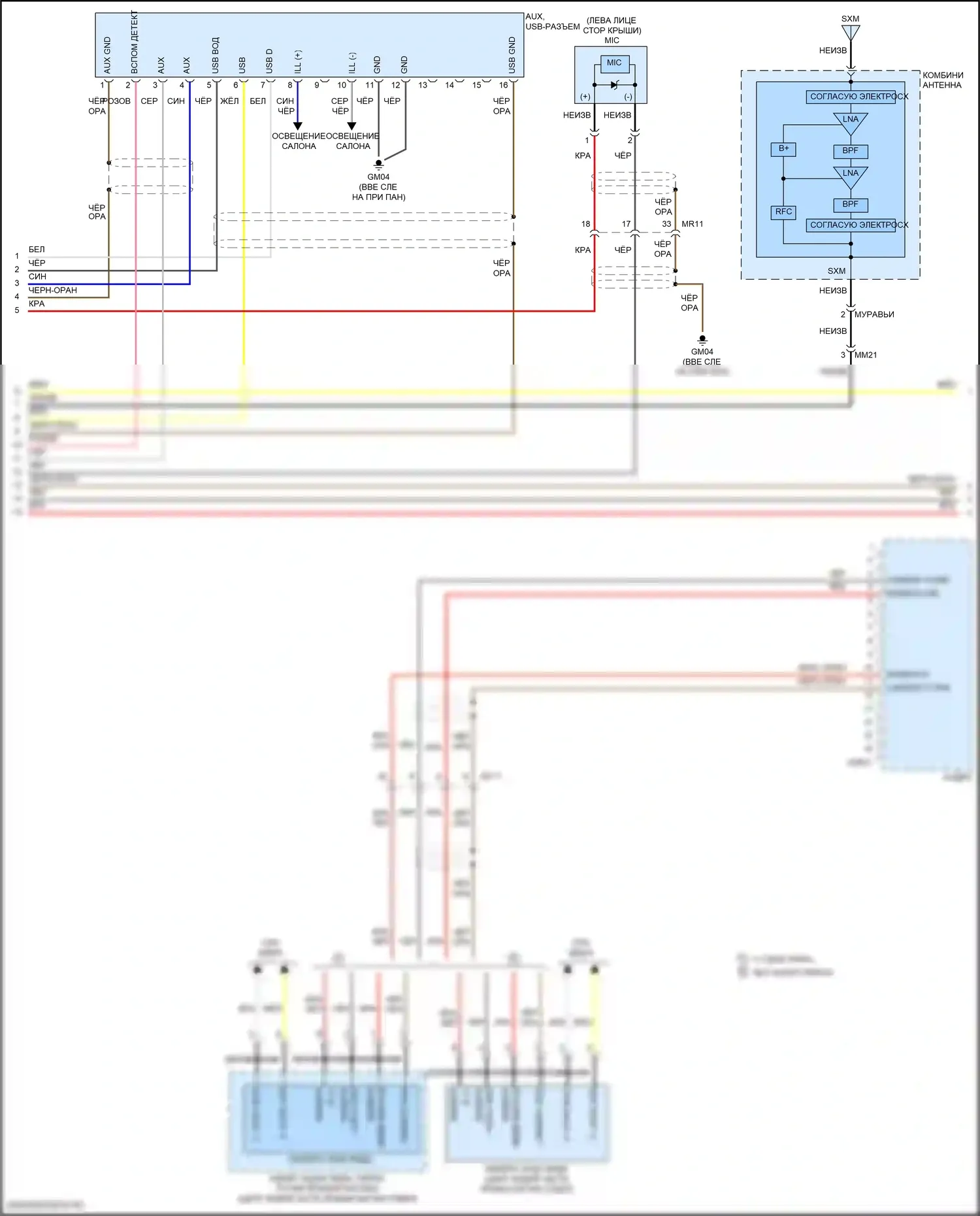 Elantra Hyundai VI (2015-2019): Магнитола, без навигации и дисплея, с усилителем (2 из 3) 