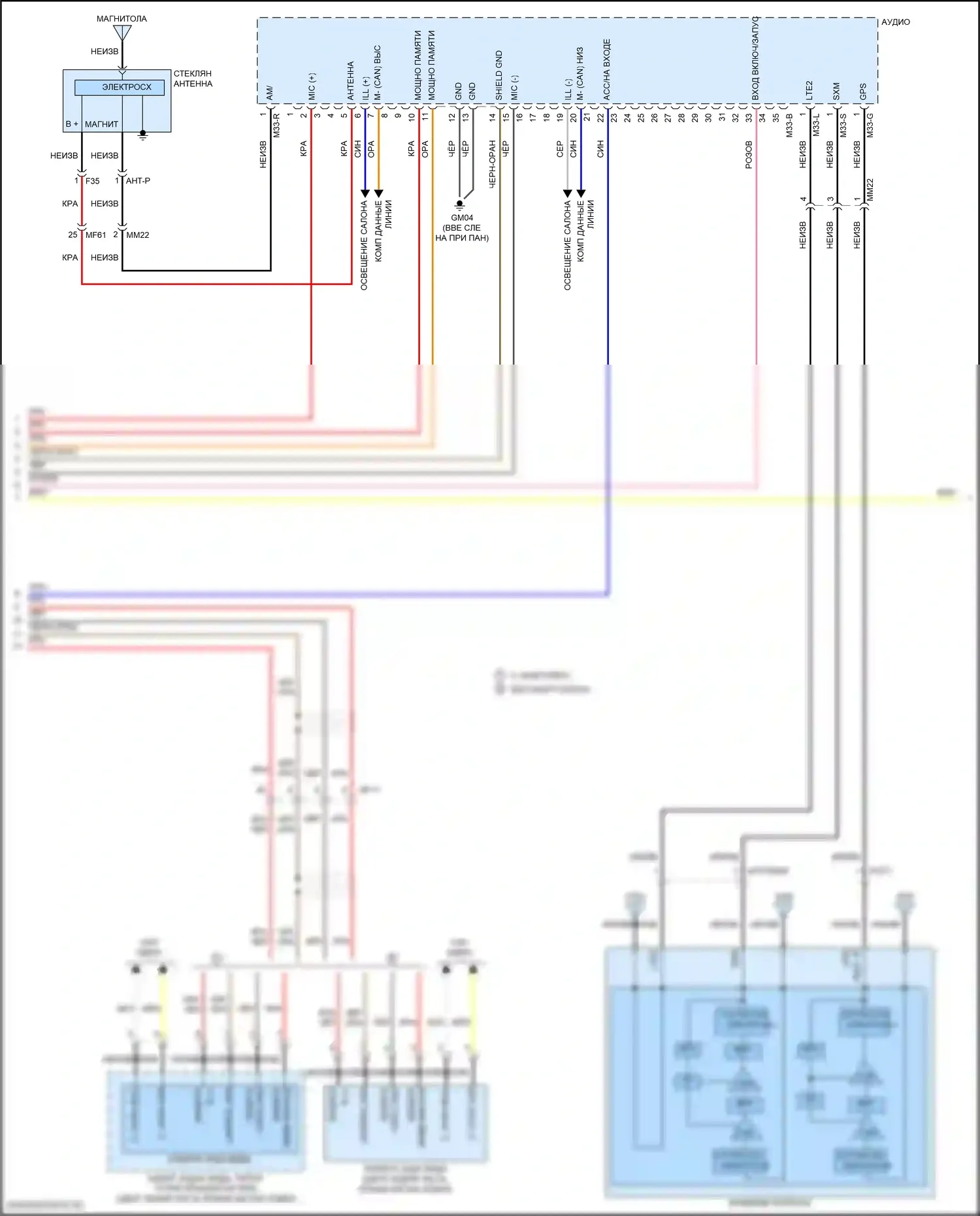 Elantra Hyundai VI (2015-2019): Магнитола, без навигации, с дисплеем и усилителем (3 из 4) 