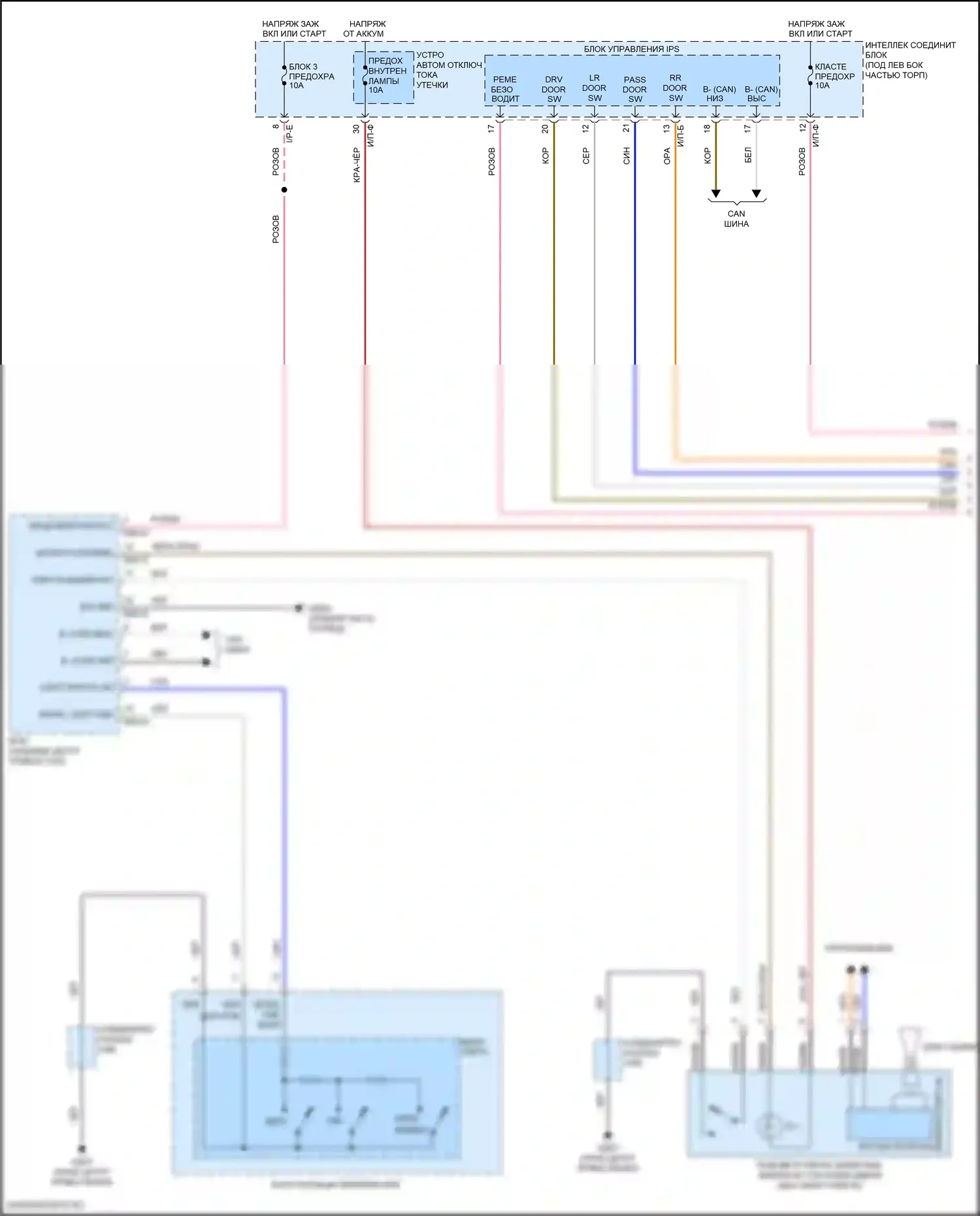 Elantra Hyundai VI (2015-2019): Электросхема (1 из 2) 