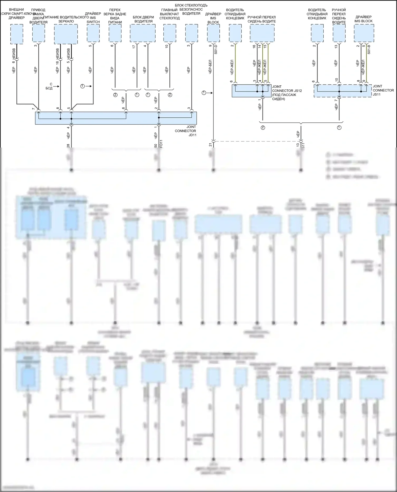 Elantra Hyundai VI (2015-2019): Электросхема точек подключения масс (4 из 4) 