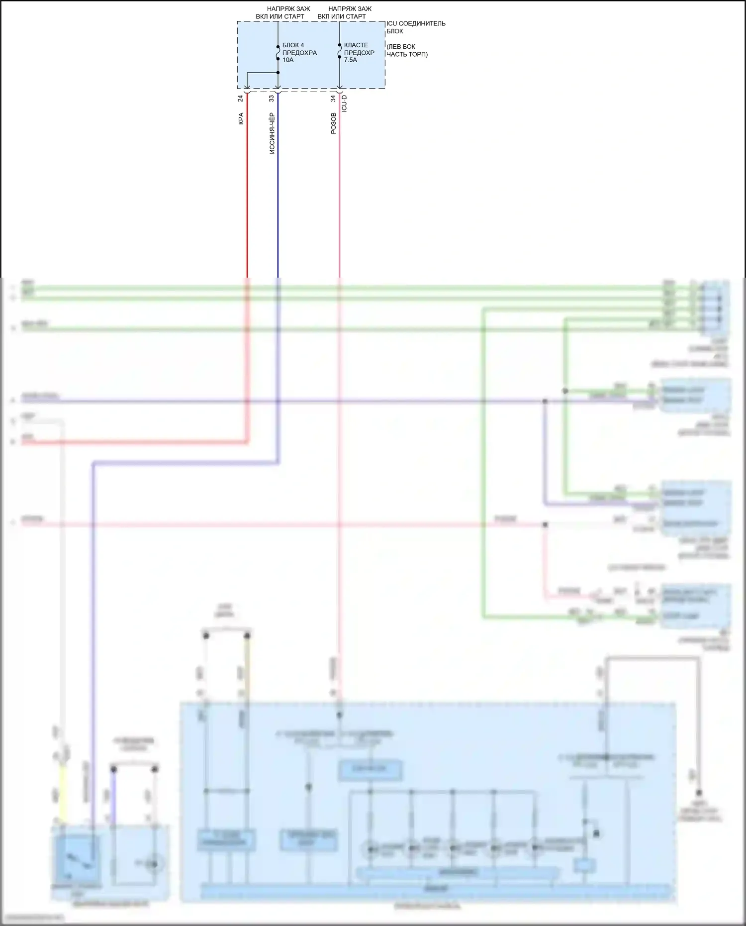 Elantra Hyundai VII рестайлинг (2023-2024): Антиблокировочная система abs электросхема, гибридная (3 из 3) 