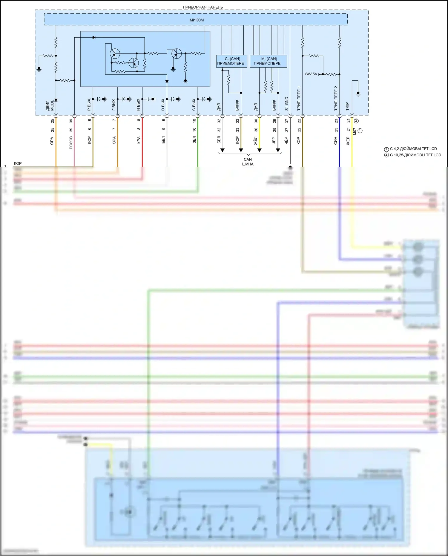 Elantra Hyundai VII рестайлинг (2023-2024): 1,6-литровый гибрид, электросхема коробки передач (3 из 4) 