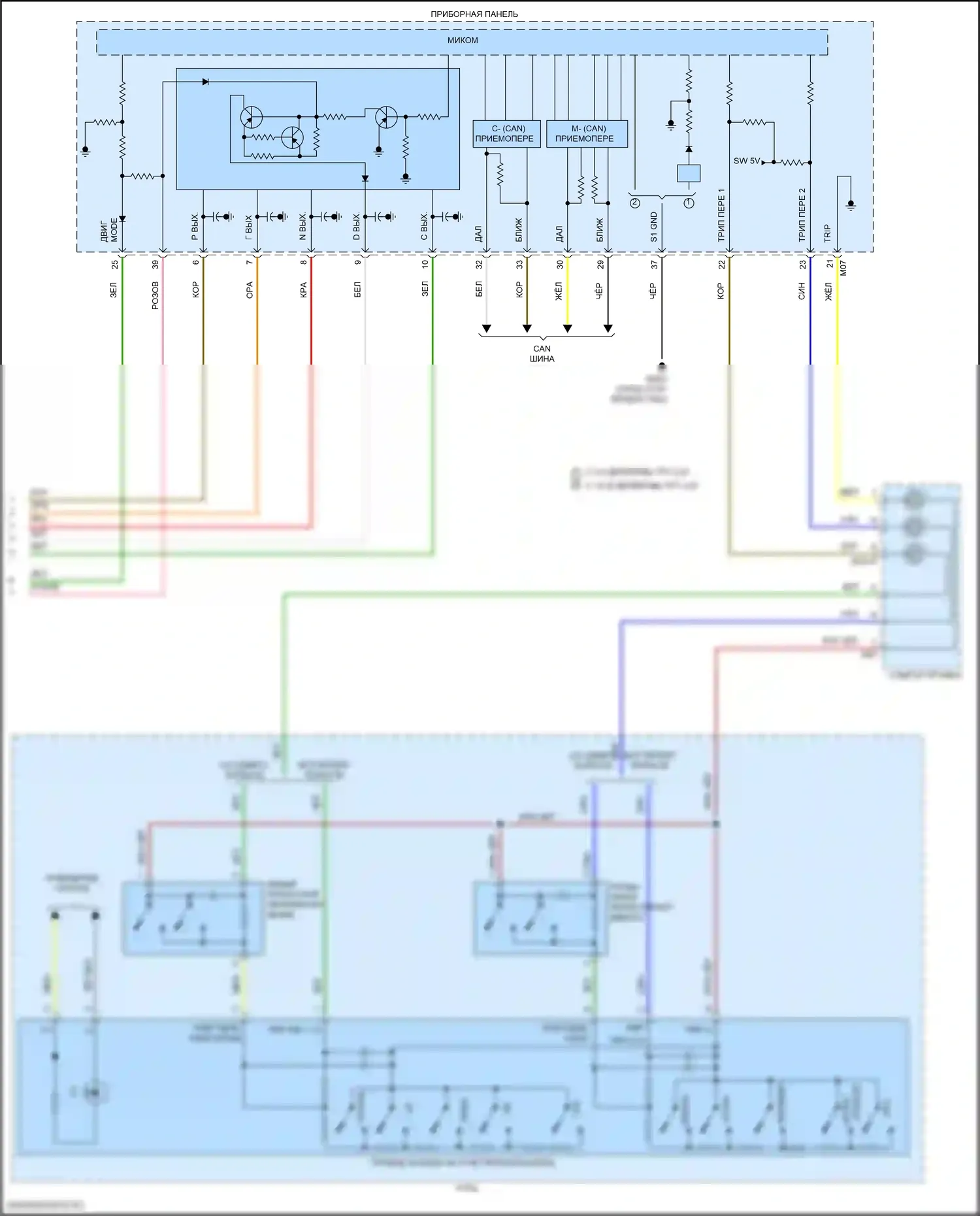 Elantra Hyundai VII рестайлинг (2023-2024): 1,6л турбо, электросхема коробки передач (3 из 3) 