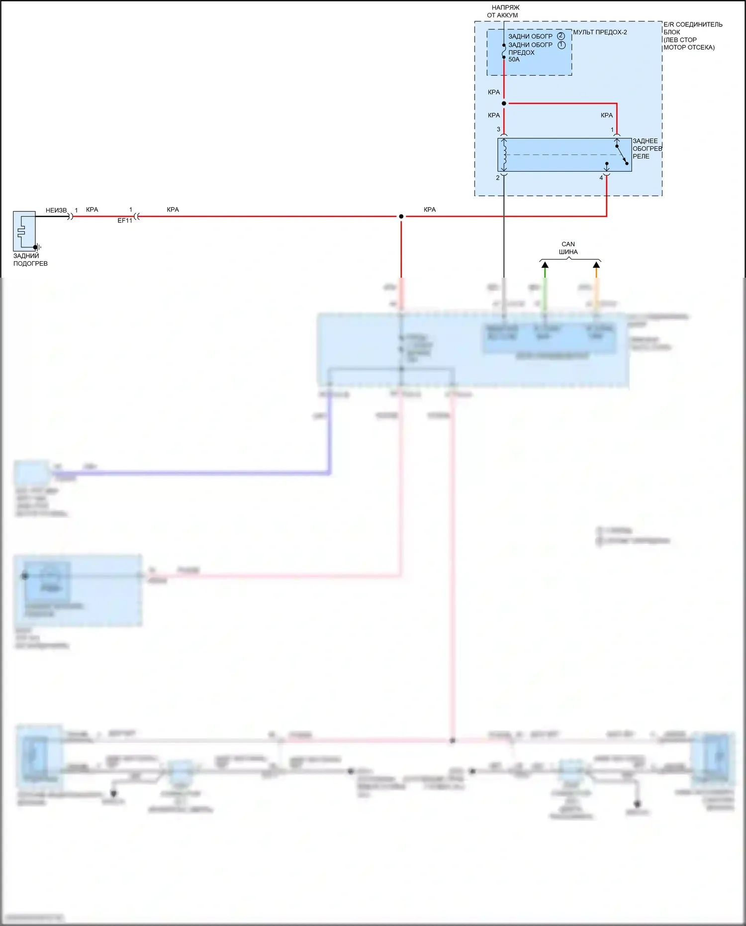 Elantra Hyundai VII рестайлинг (2023-2024): Размагничивает монтажную электросхему, без автоматического подогрева 