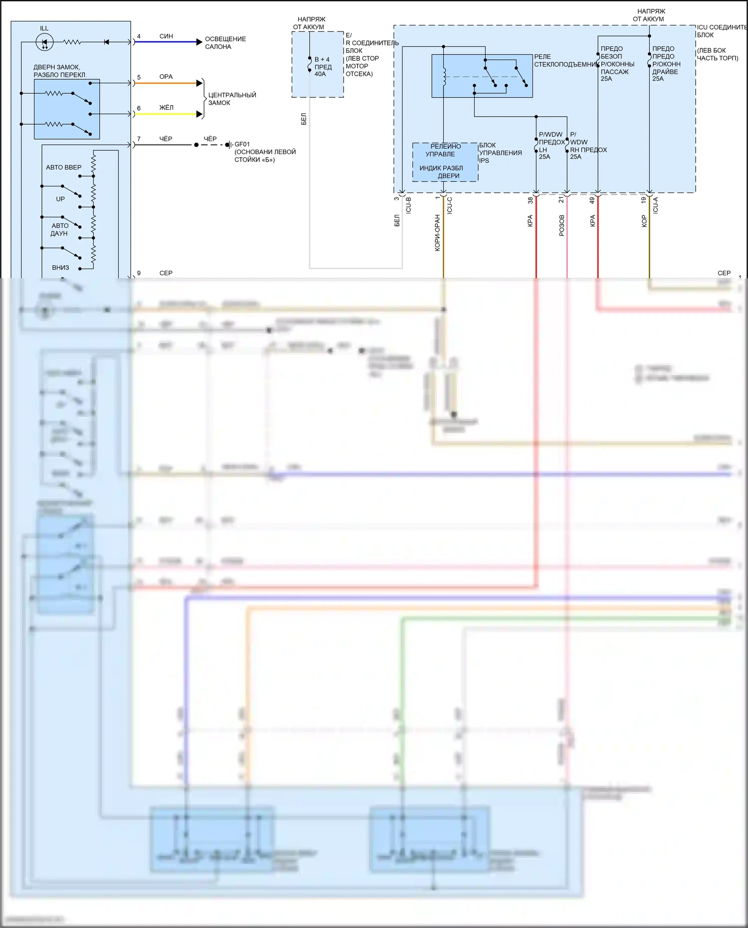 Elantra Hyundai VII рестайлинг (2023-2024): 1.6л гибрид, электрические стеклоподъемники, с водителем/пассажиром авто вверх/вниз и электрические стеклоподъемники безопасности (1 из 2) 