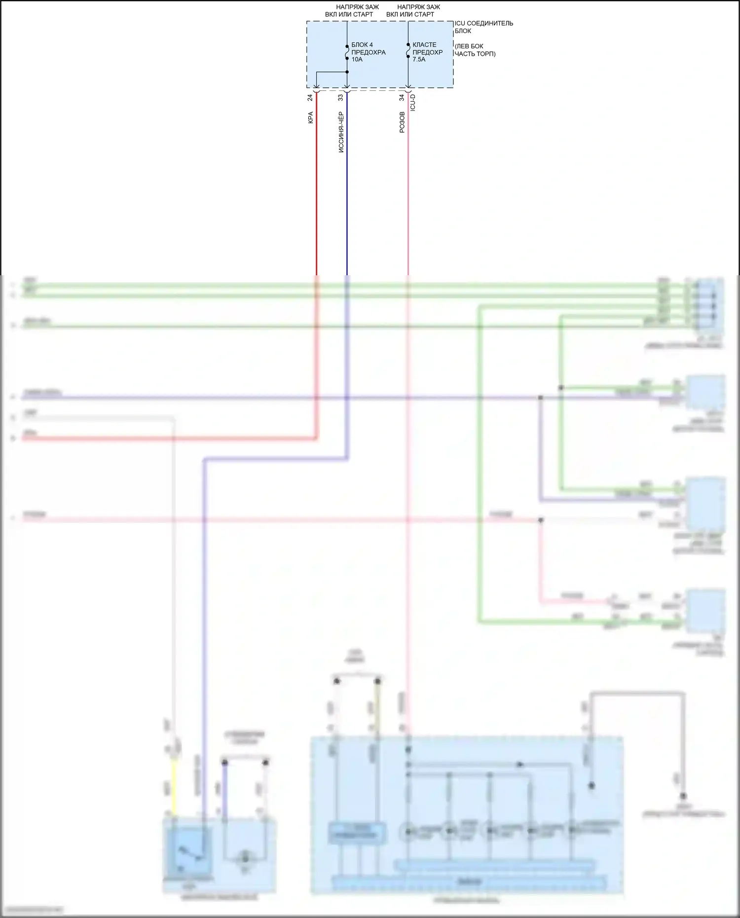 Elantra Hyundai VII (2020-2024): Антиблокировочная система abs электросхема, гибридная (3 из 3) 