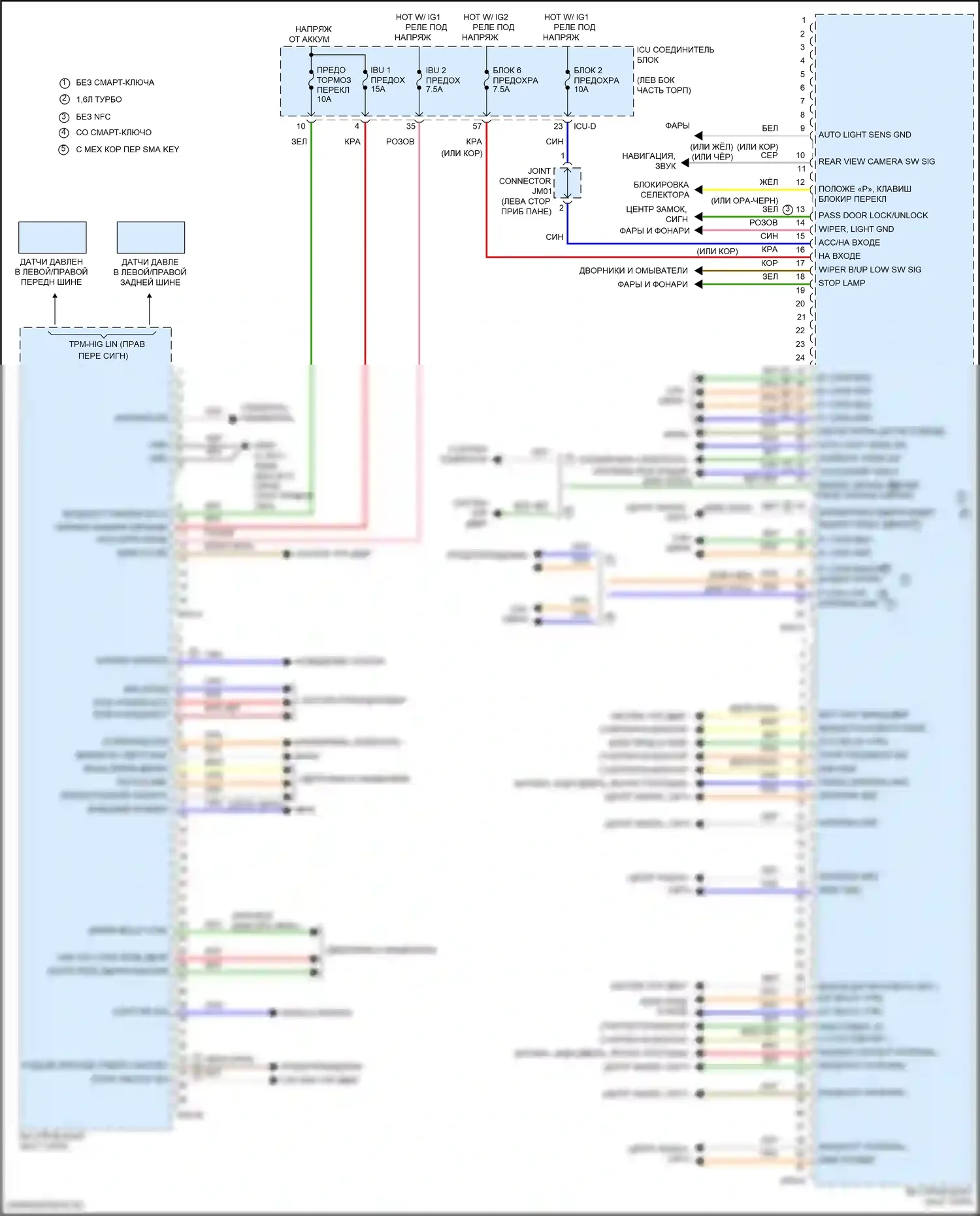 Elantra Hyundai VII (2020-2024): Электросхема блока управления кузовом 
