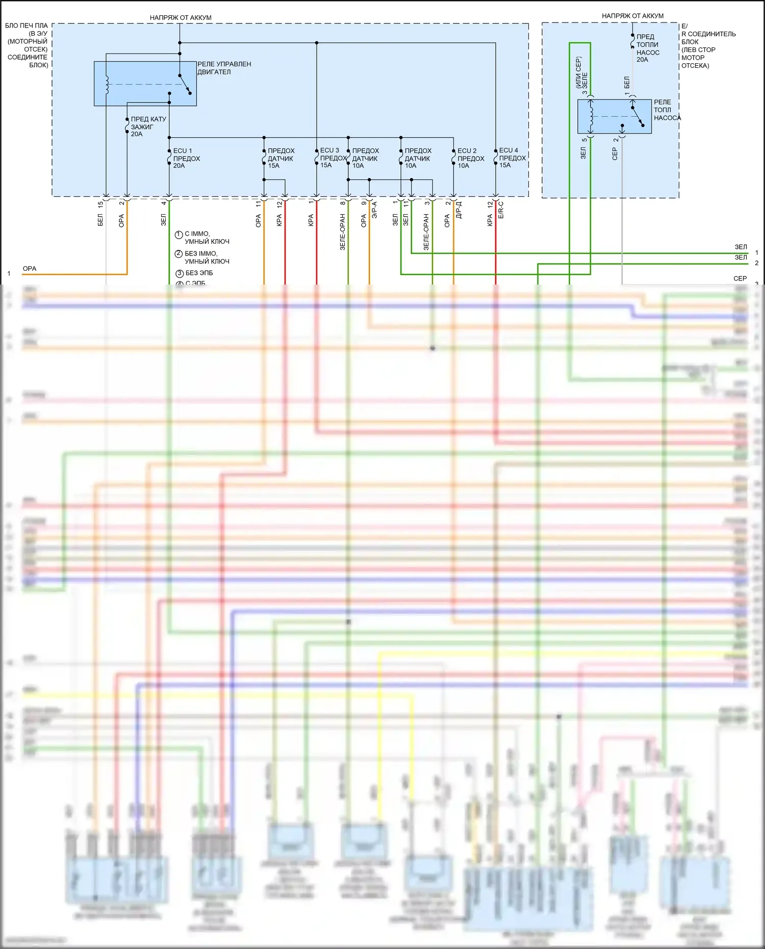 Elantra Hyundai VII (2020-2024): Электросхема двигателя 1,6л турбо (4 из 7) 