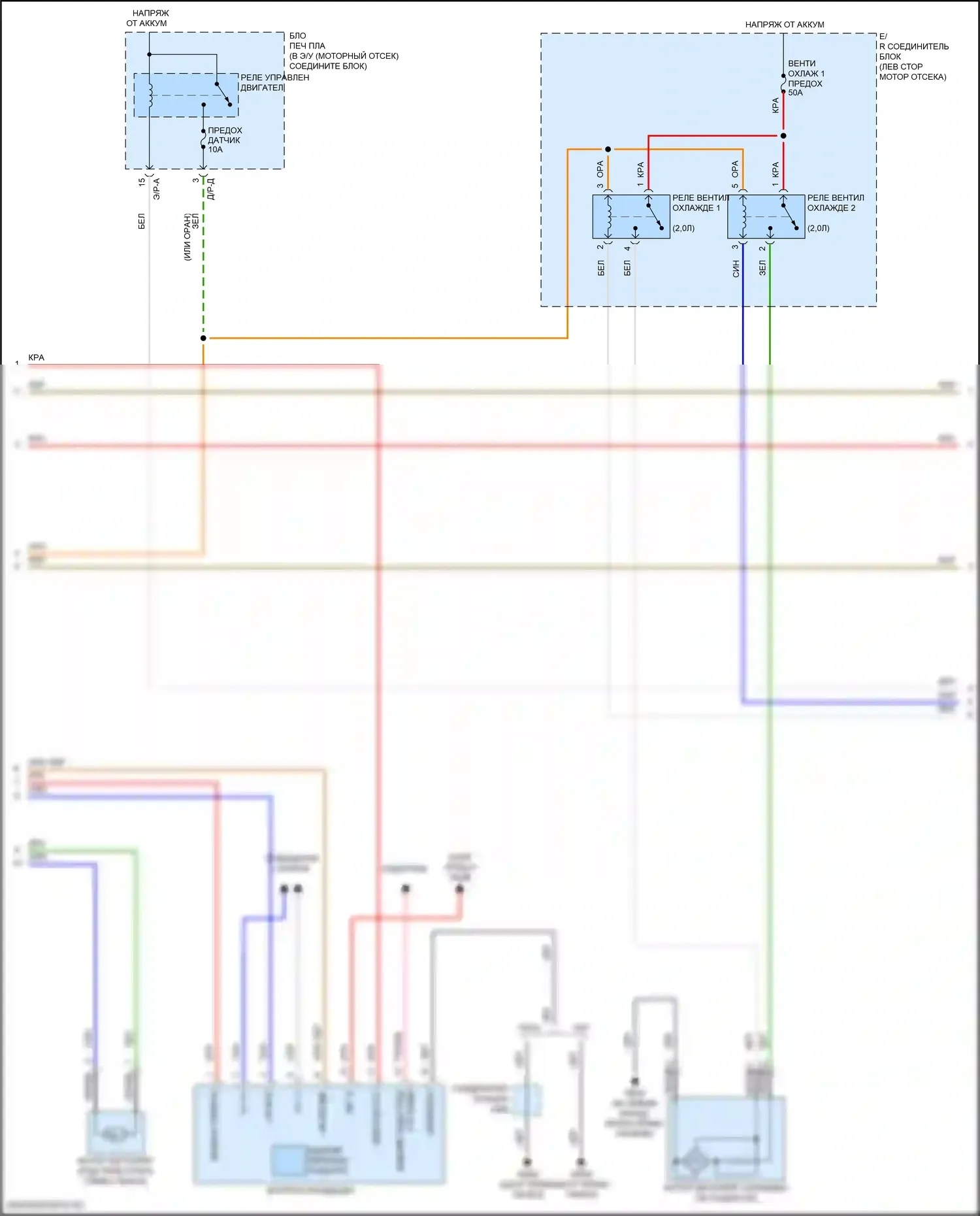 Elantra Hyundai VII (2020-2024): Электросхема климат контроля, кроме гибридного (5 из 6) 