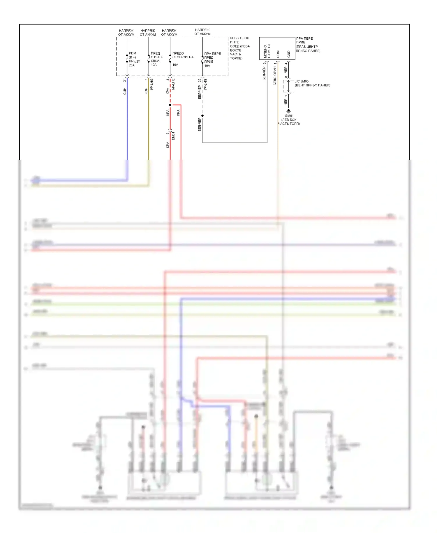Equus Hyundai II рестайлинг (2013-2016): Электросхема иммобилайзера (2 из 4) 