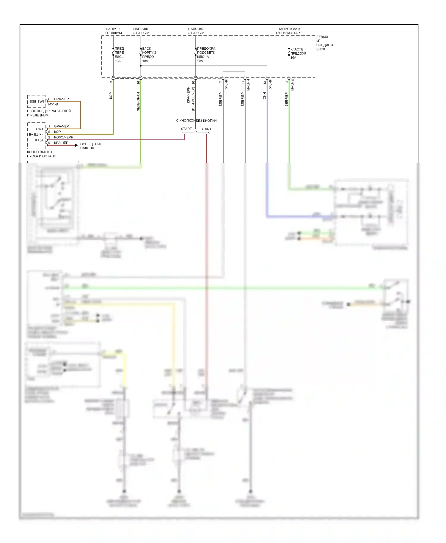 Genesis Hyundai I (2008-2011): Электросхема утора 