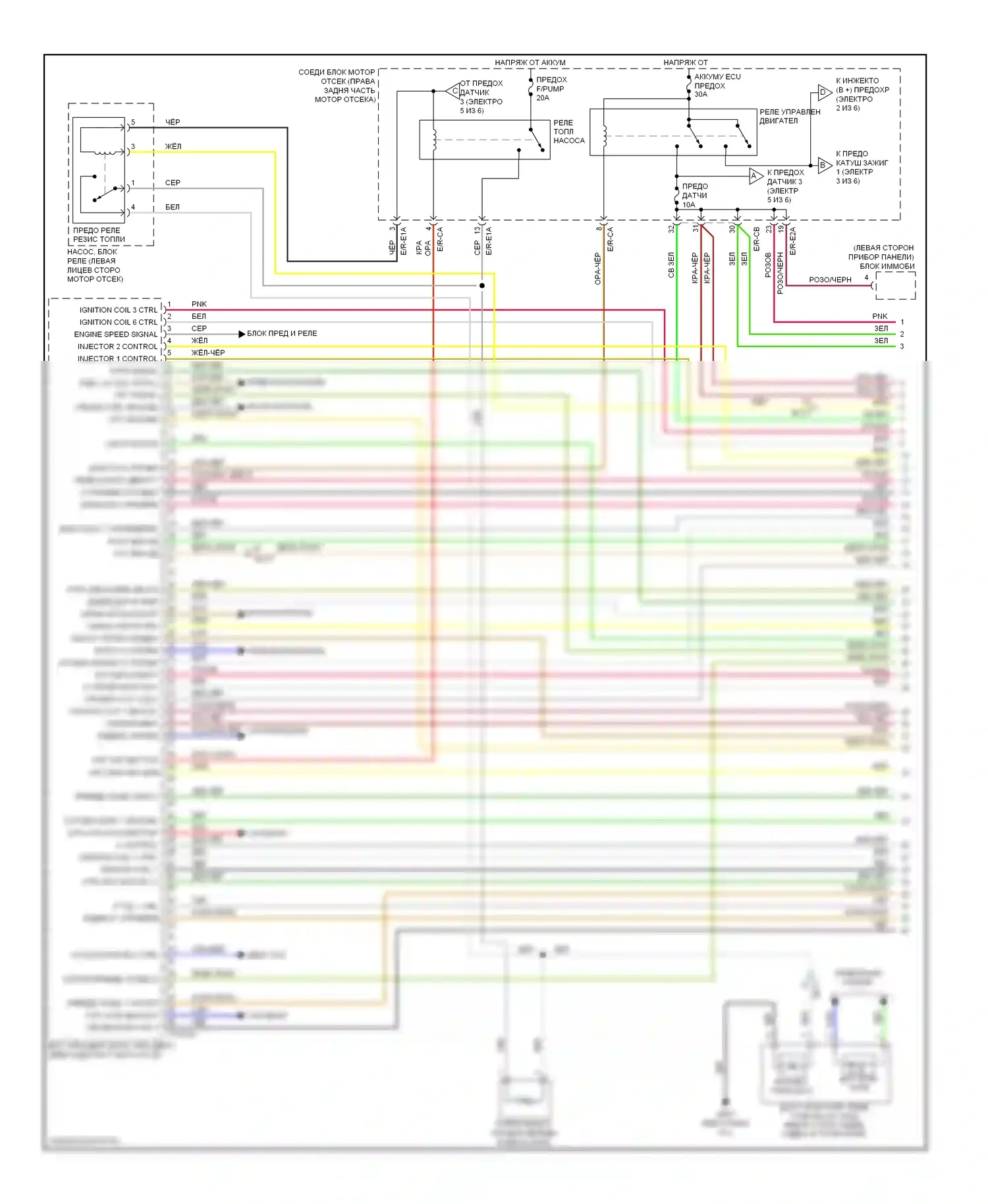 Genesis Hyundai II (2013-2016): Электросхема двигателя 5.0l (1 из 6) 