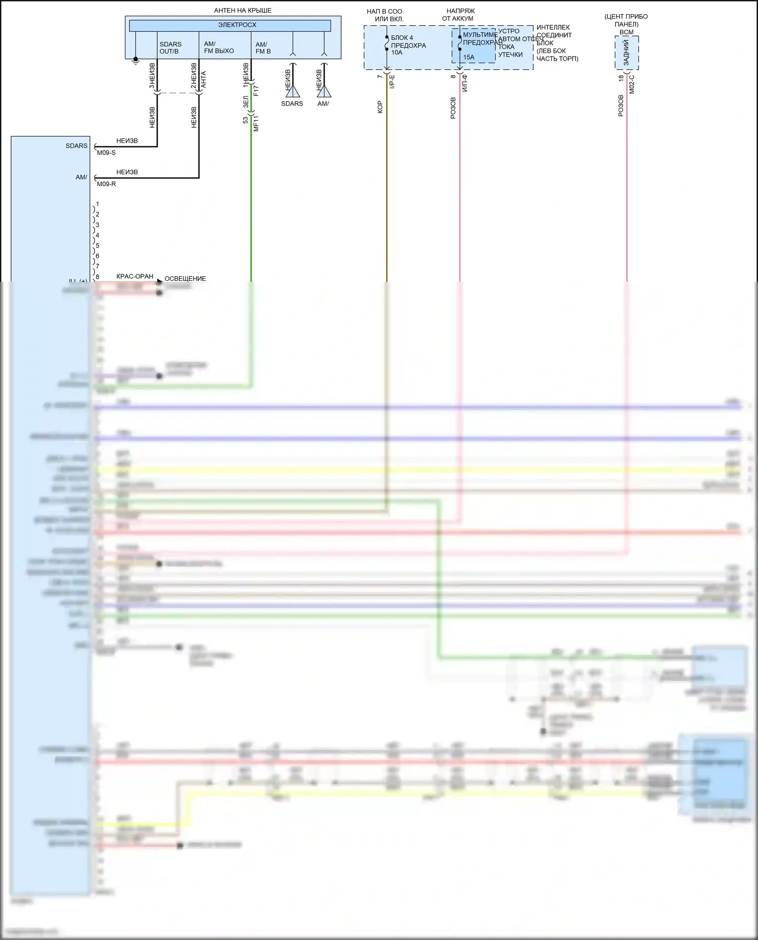 Grand Santa Fe Hyundai III рестайлинг (2015-2018): Магнитола, без навигации, стандартная, с усилителем jbl (1 из 3) 