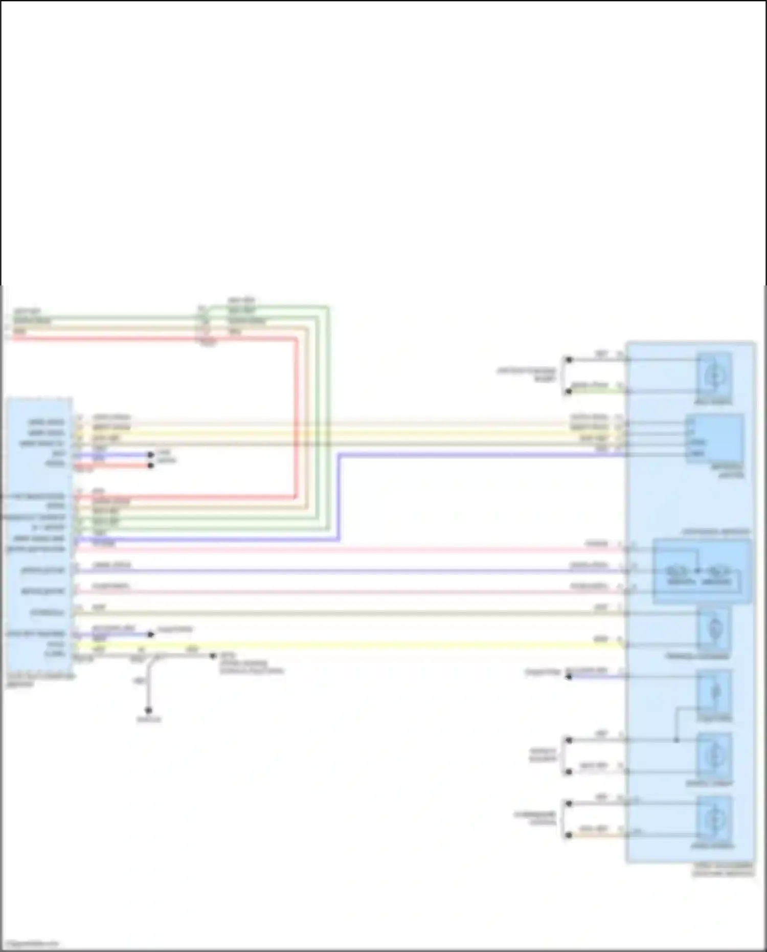 Grand Santa Fe Hyundai III рестайлинг (2015-2018): Электросхема сиденья памяти водителя (2 из 2) 