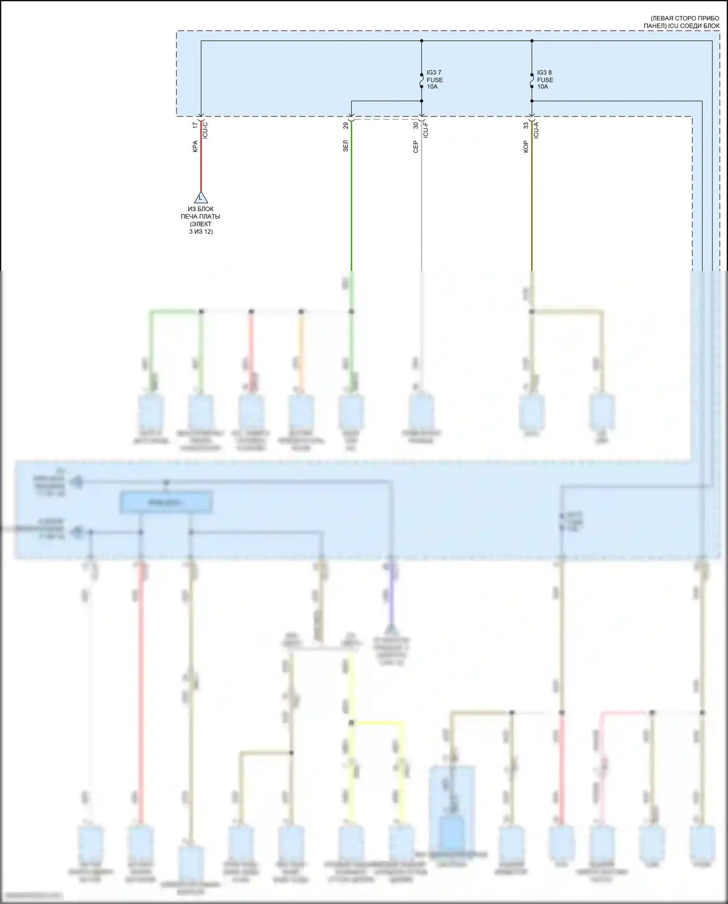 IONIQ 5 Hyundai I (2021-2024): Электросхема блока предохранителей реле (10 из 12) 