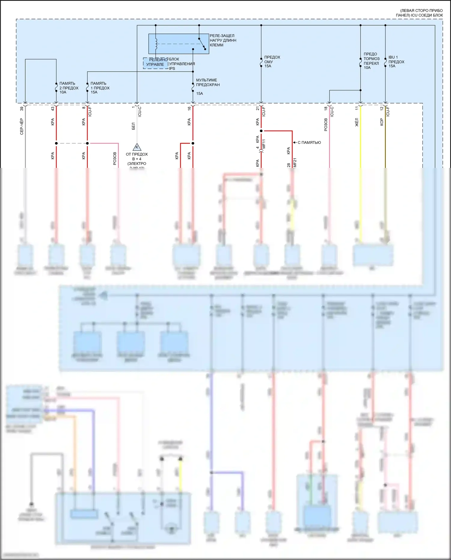 IONIQ 5 Hyundai I (2021-2024): Электросхема блока предохранителей реле (8 из 12) 