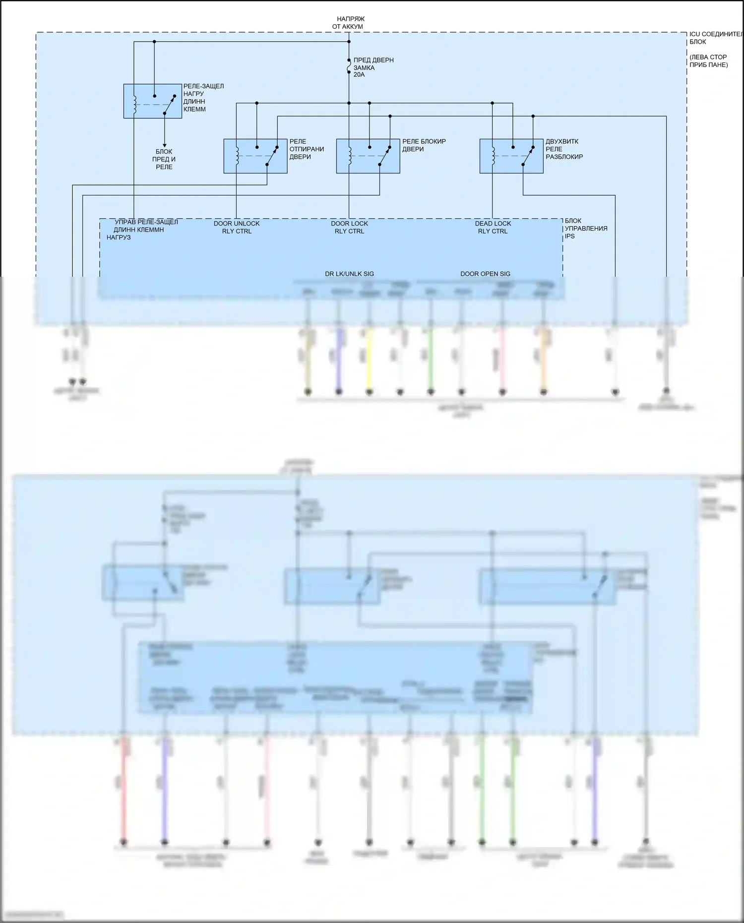 IONIQ 5 Hyundai I (2021-2024): Электросхема блока управления ips (1 из 3) 