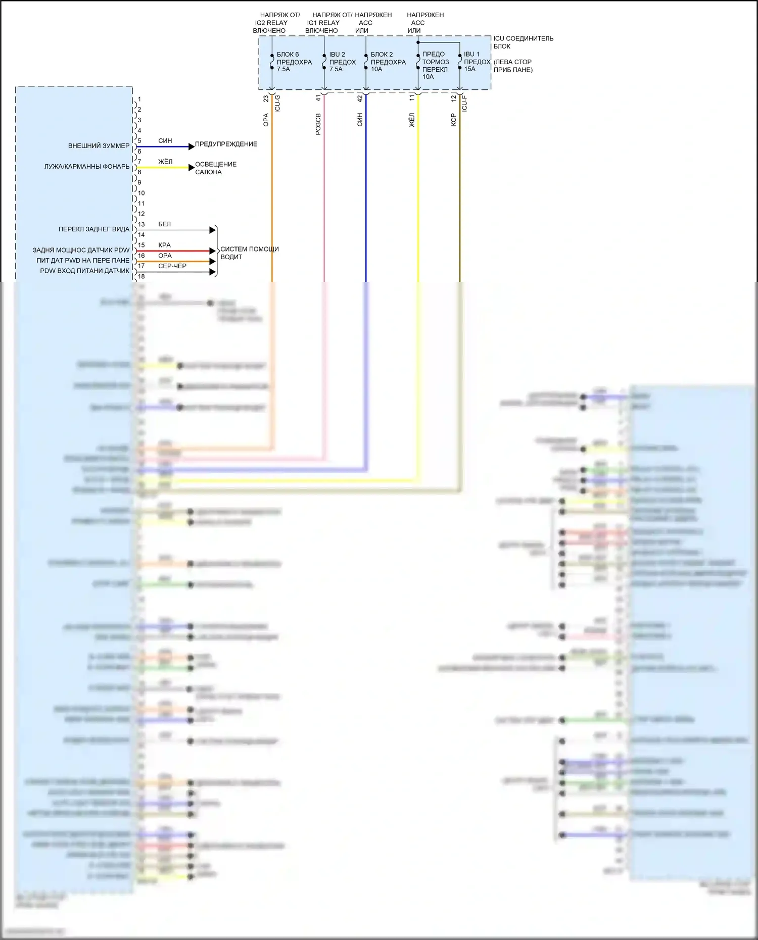 IONIQ 5 Hyundai I (2021-2024): Электросхема блока управления кузовом 