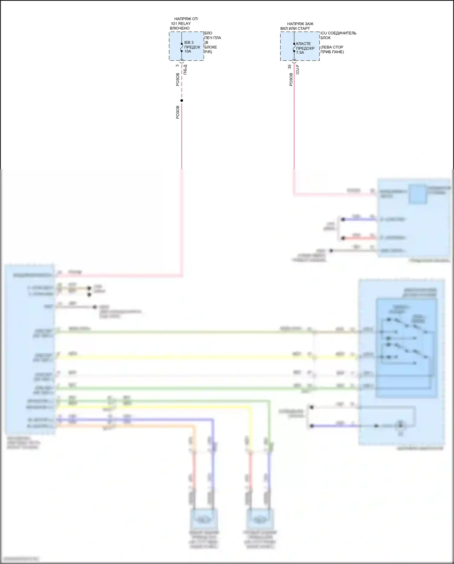 IONIQ 5 Hyundai I (2021-2024): Электрический ручник электросхема 