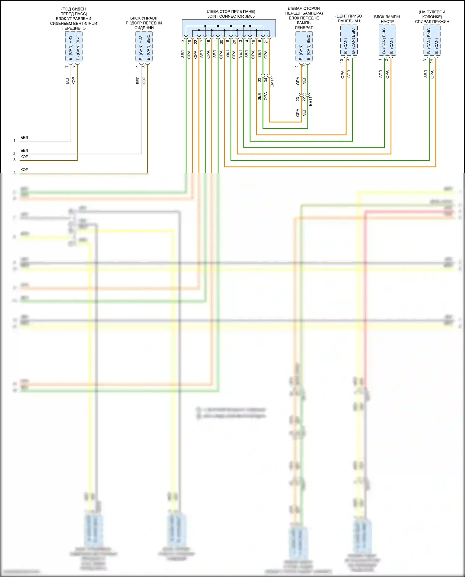 IONIQ 5 Hyundai I (2021-2024): Can шина электросхема (7 из 8) 