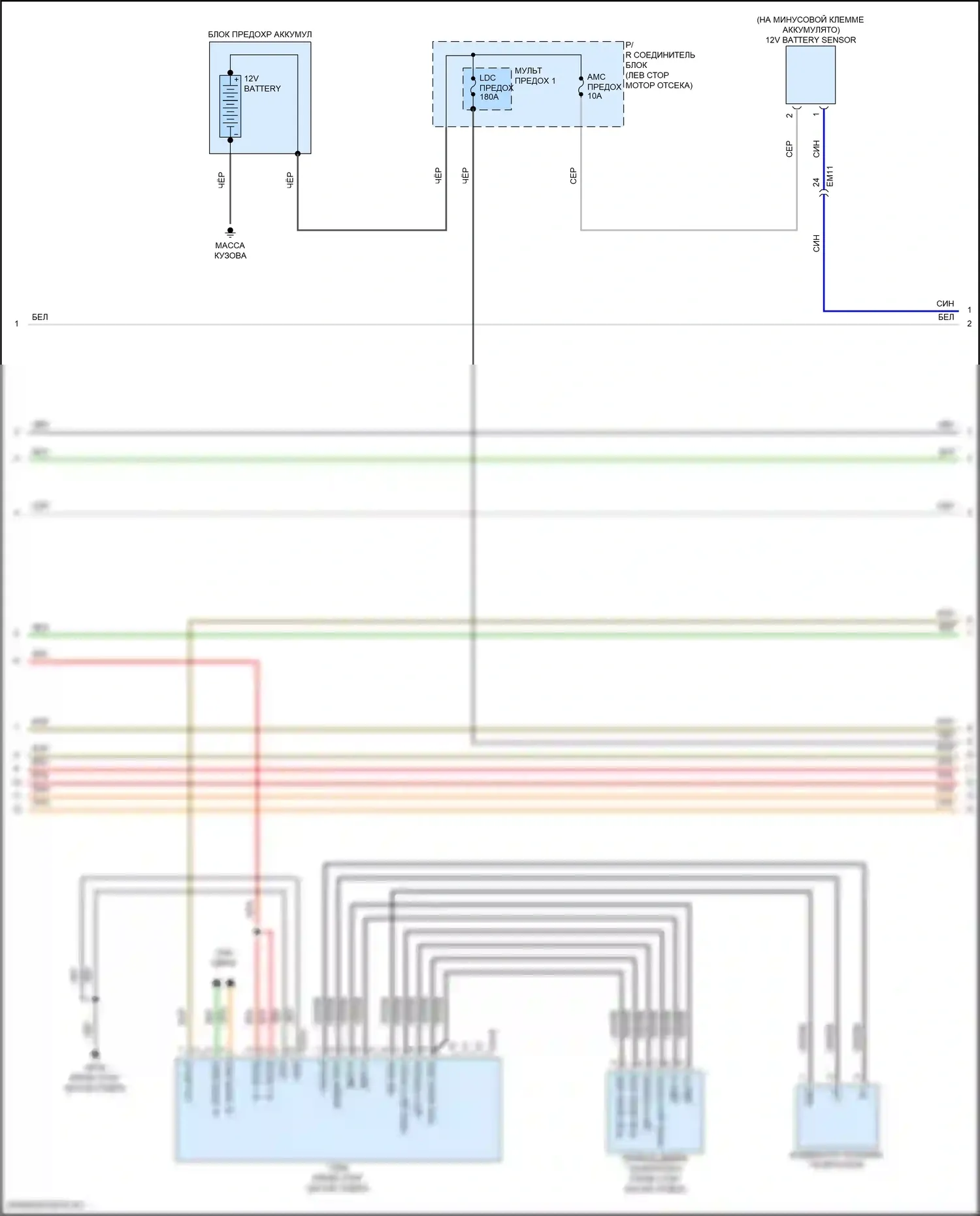 IONIQ 5 Hyundai I (2021-2024): Электросхема электрическая двигателя, базовая (11 из 19) 