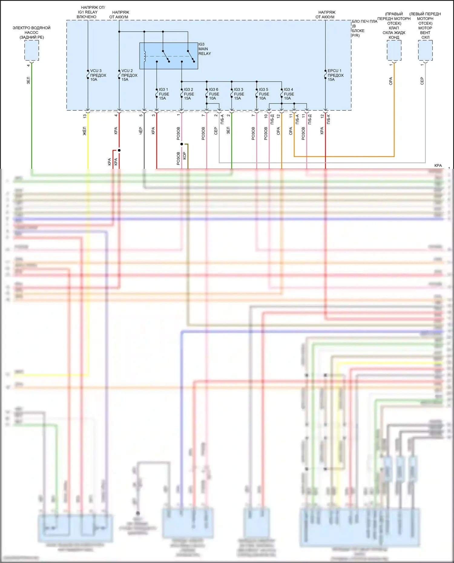 IONIQ 5 Hyundai I (2021-2024): Электросхема электрическая двигателя, базовая (15 из 19) 