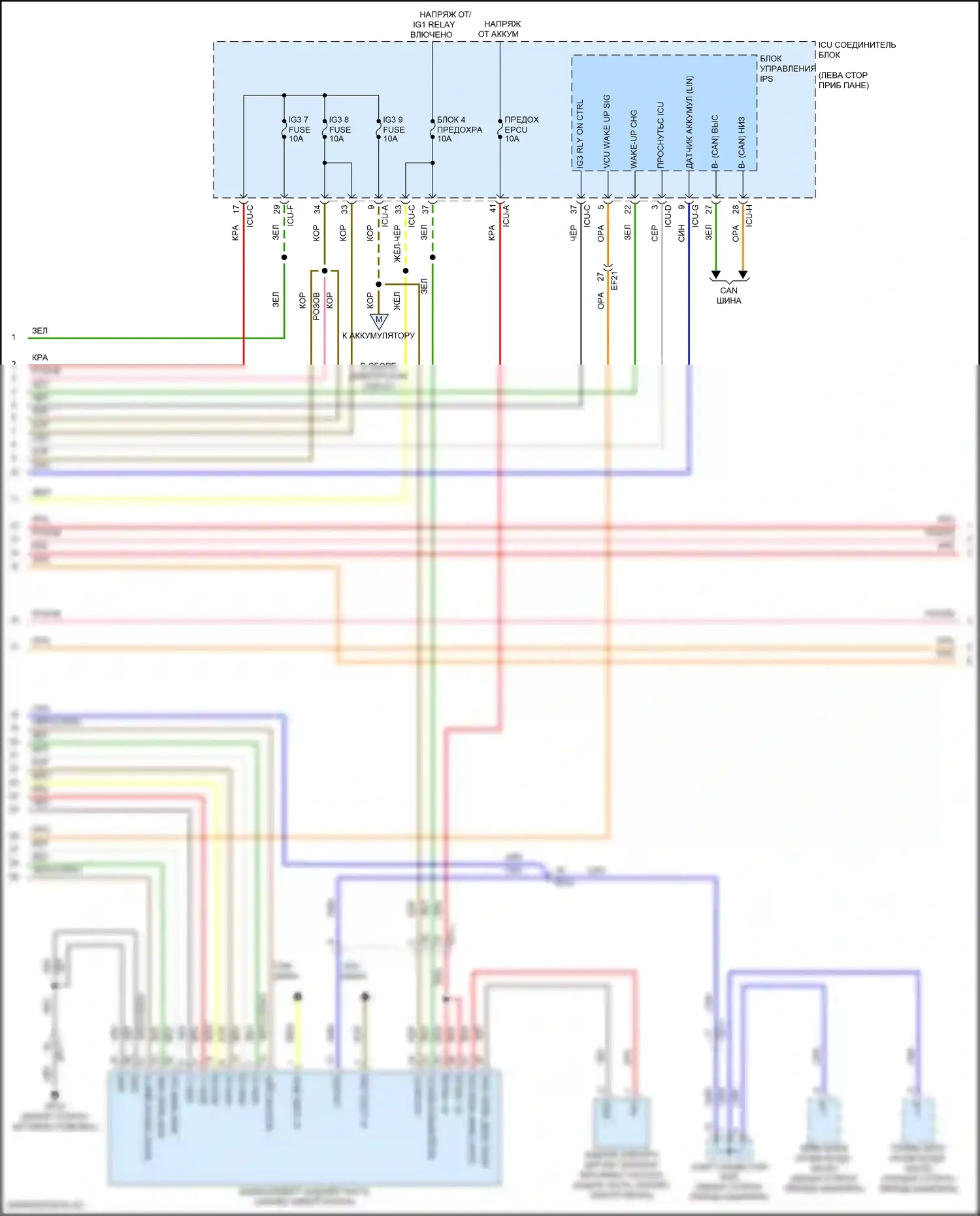IONIQ 5 Hyundai I (2021-2024): Электросхема электрическая двигателя, базовая (17 из 19) 
